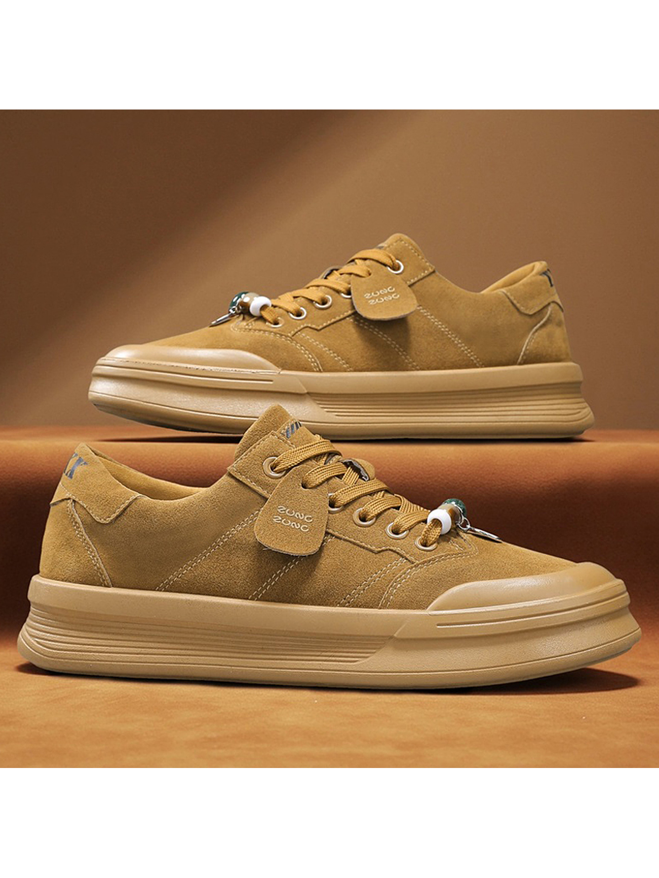 Yellow Suede Casual Shoes