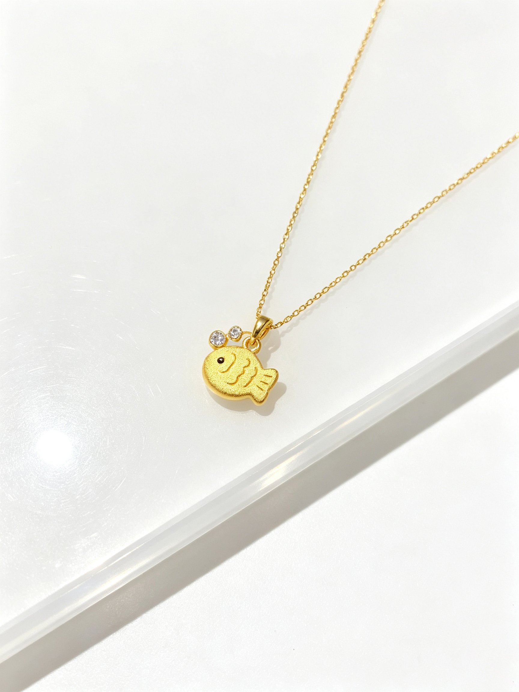 Gold Solid Chain Necklace