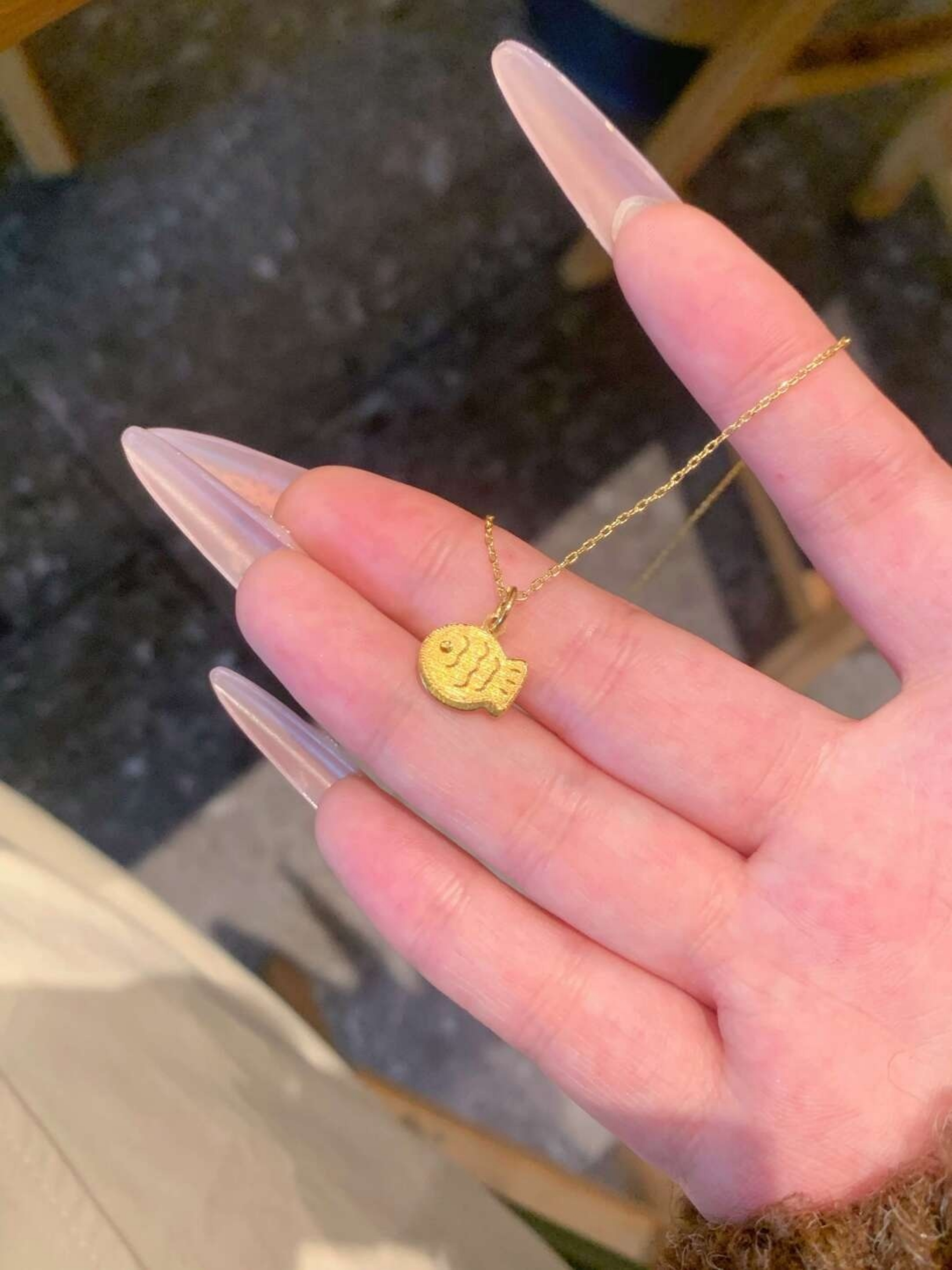 Gold Solid Chain Necklace