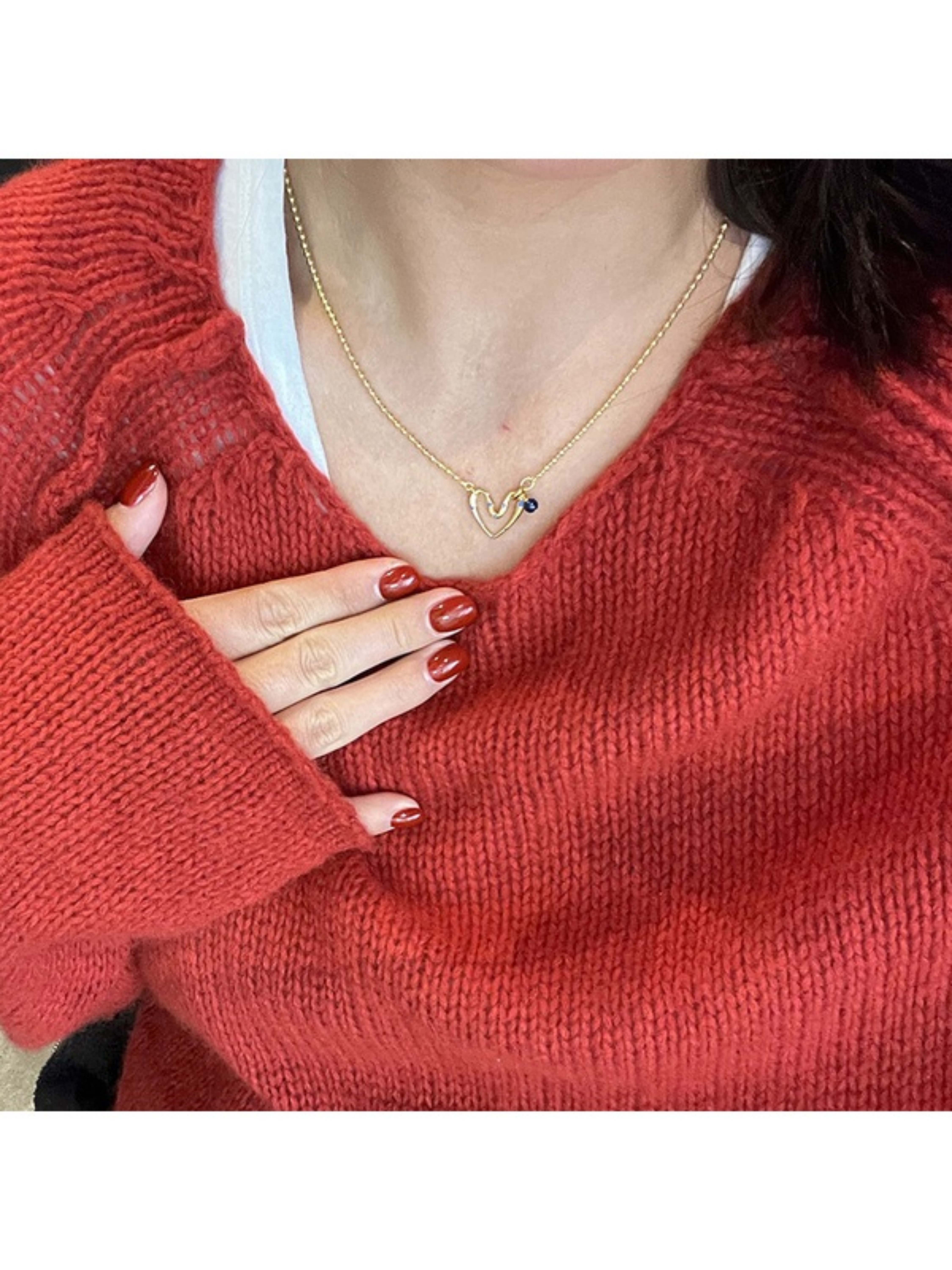 Gold Solid Pendant Necklace
