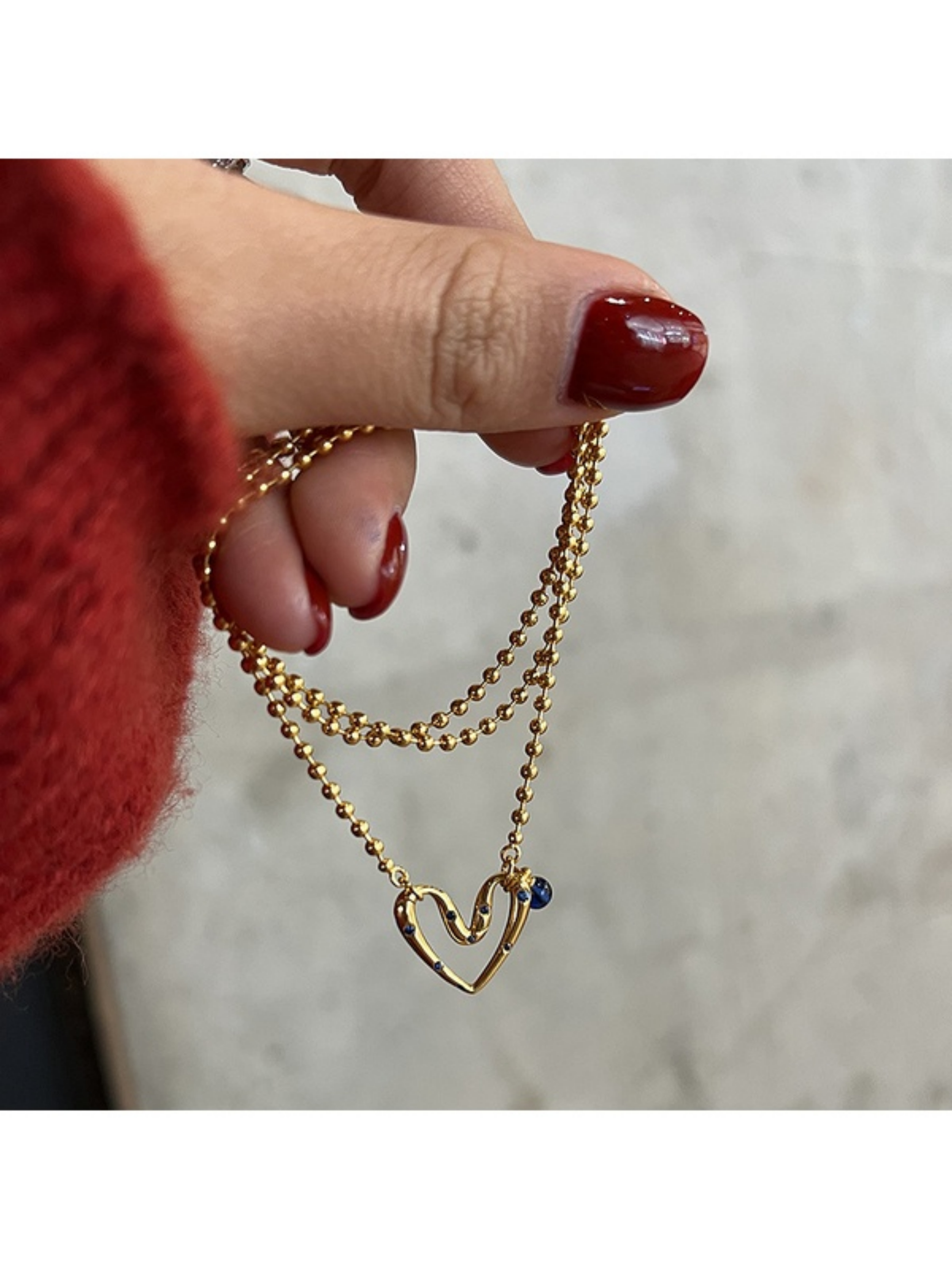 Gold Solid Pendant Necklace