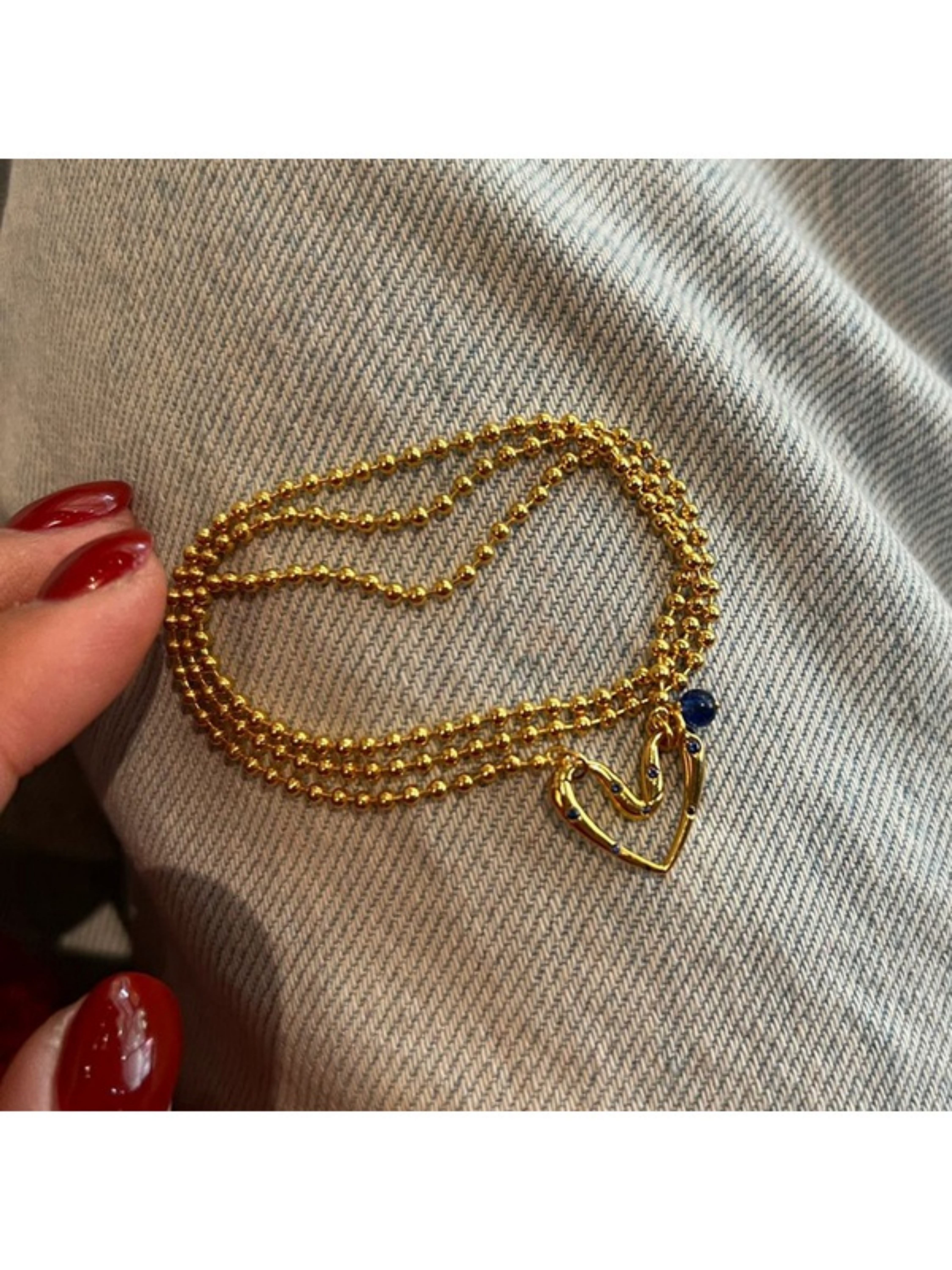 Gold Solid Pendant Necklace