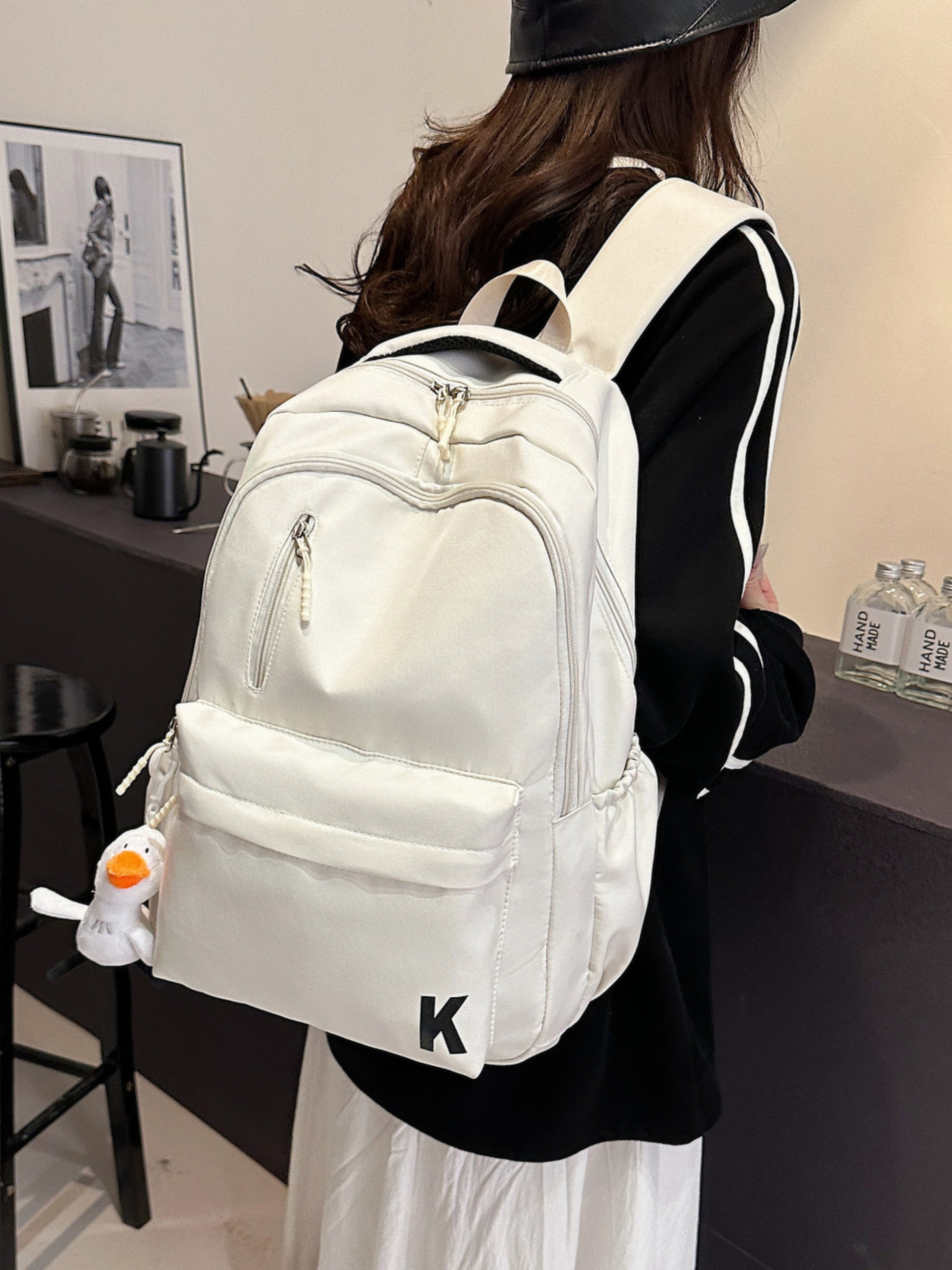 Off-White Plain Backpack