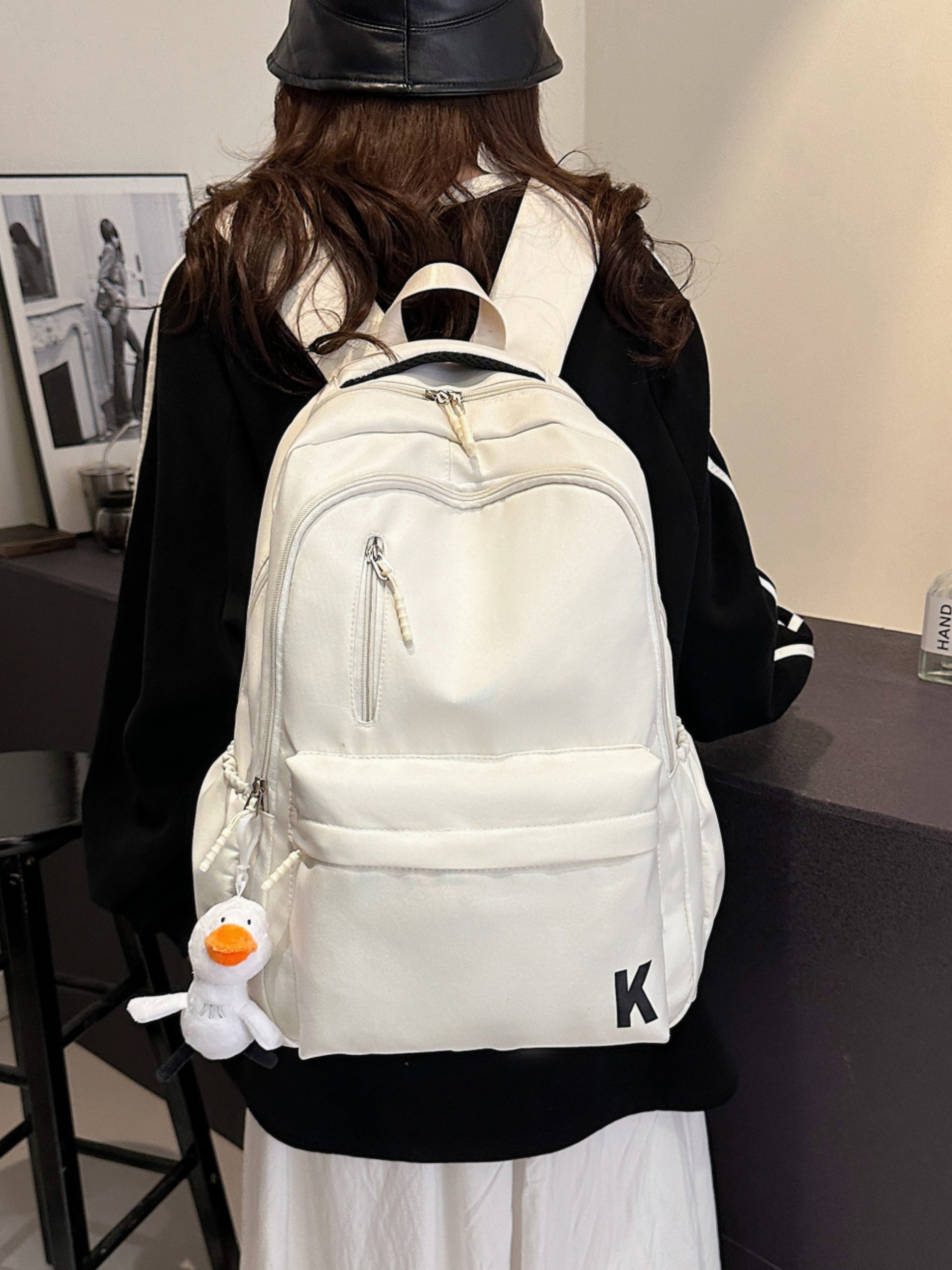 Off-White Plain Backpack