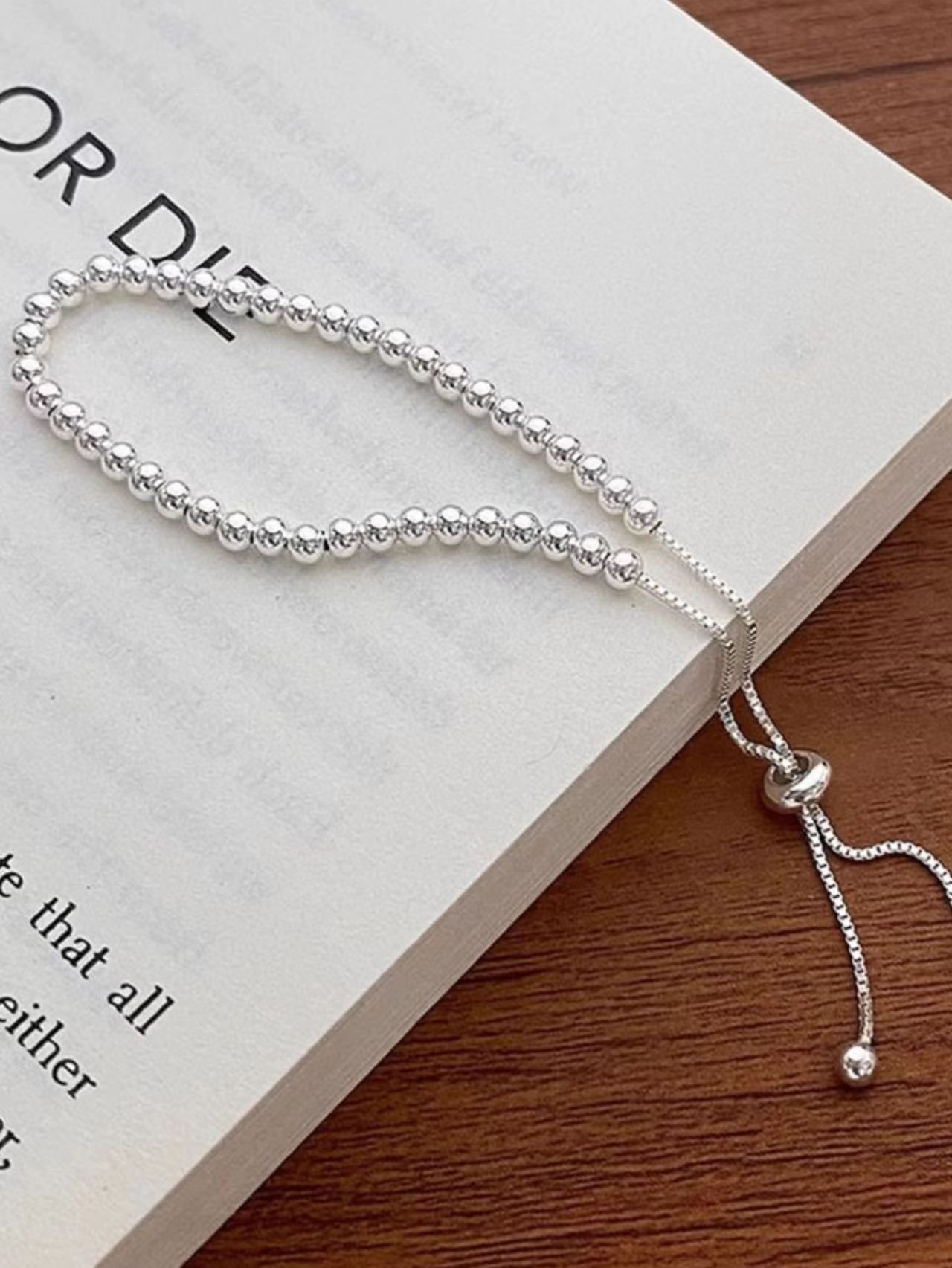 Silver Solid Link Bracelet