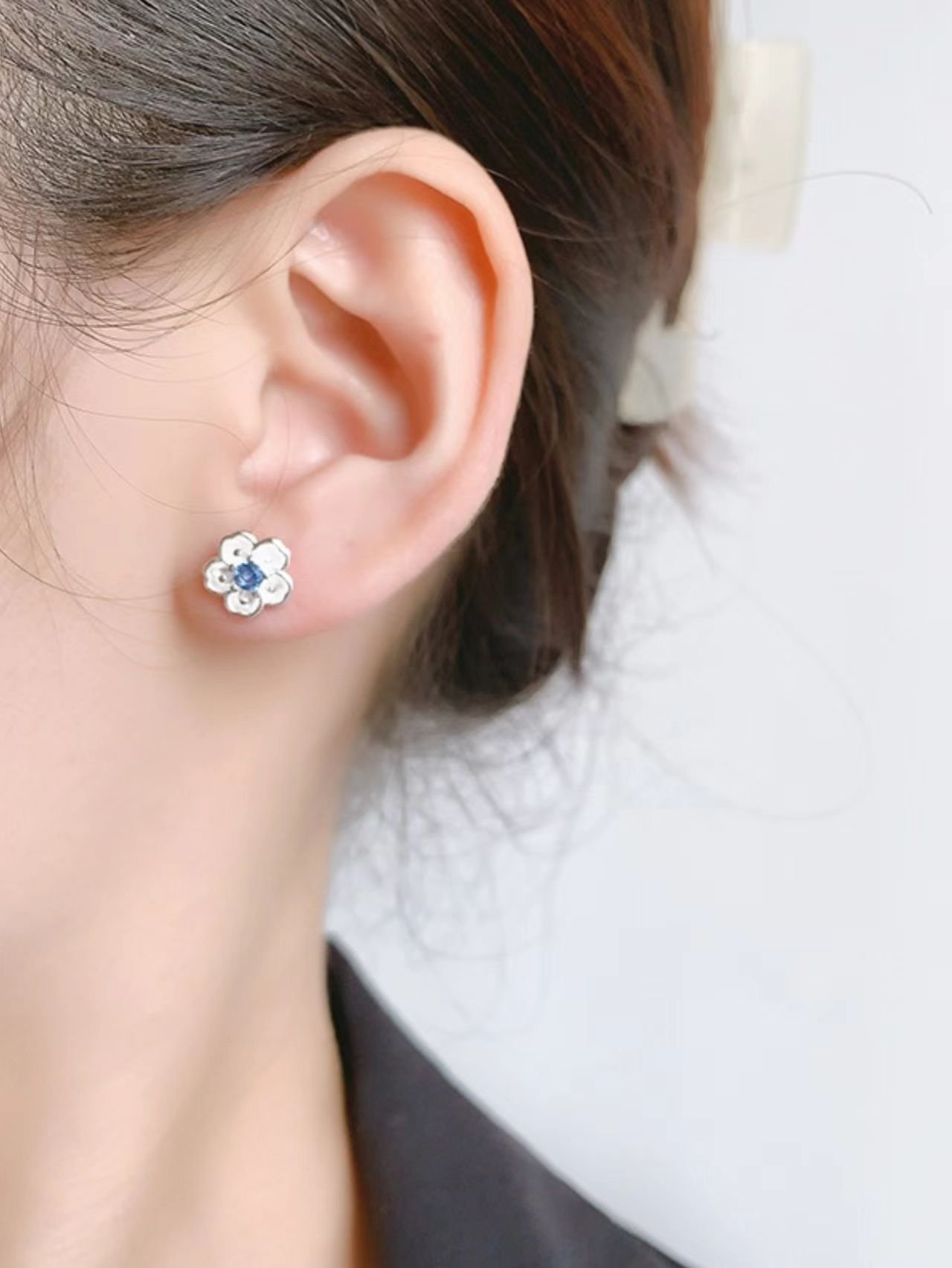 Silver Plain Earrings