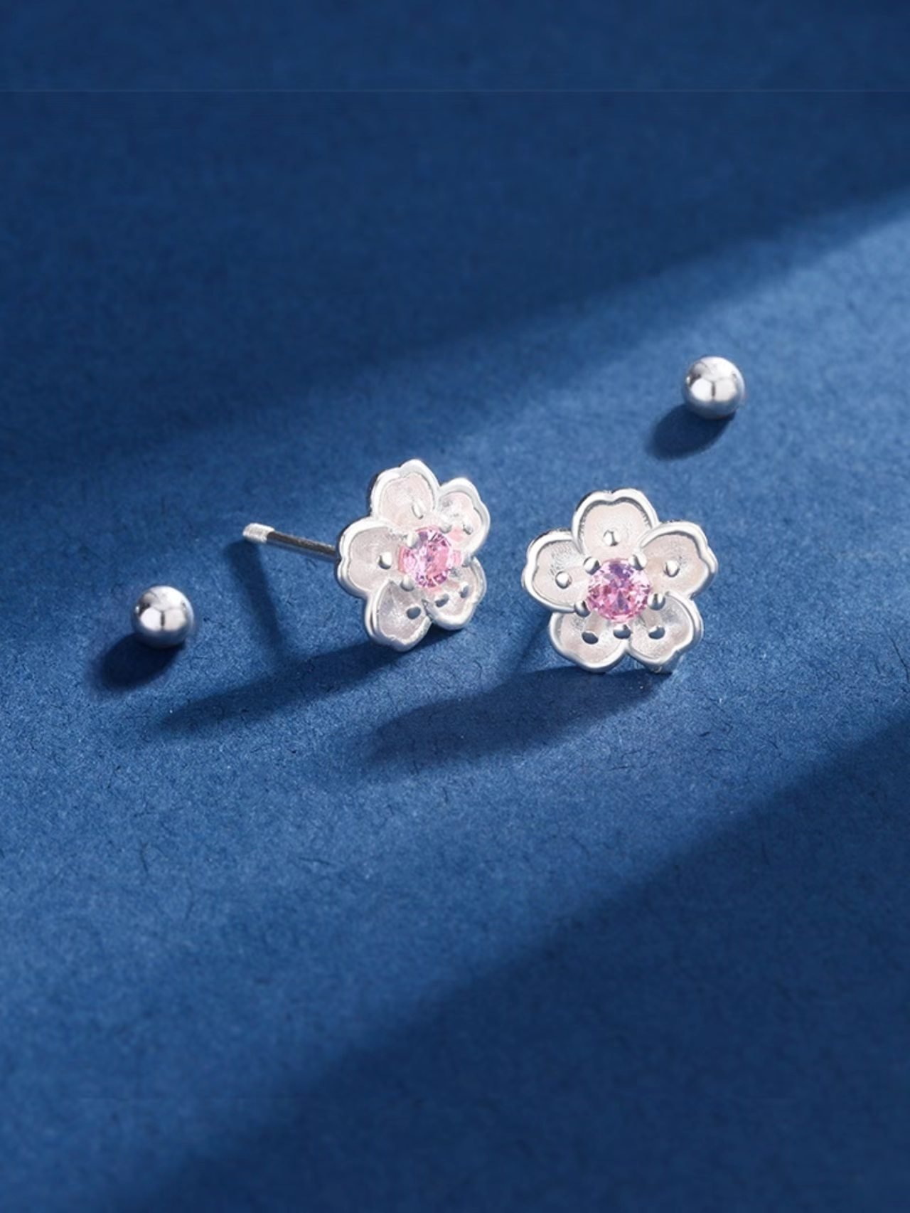 Silver Solid Stud Earrings
