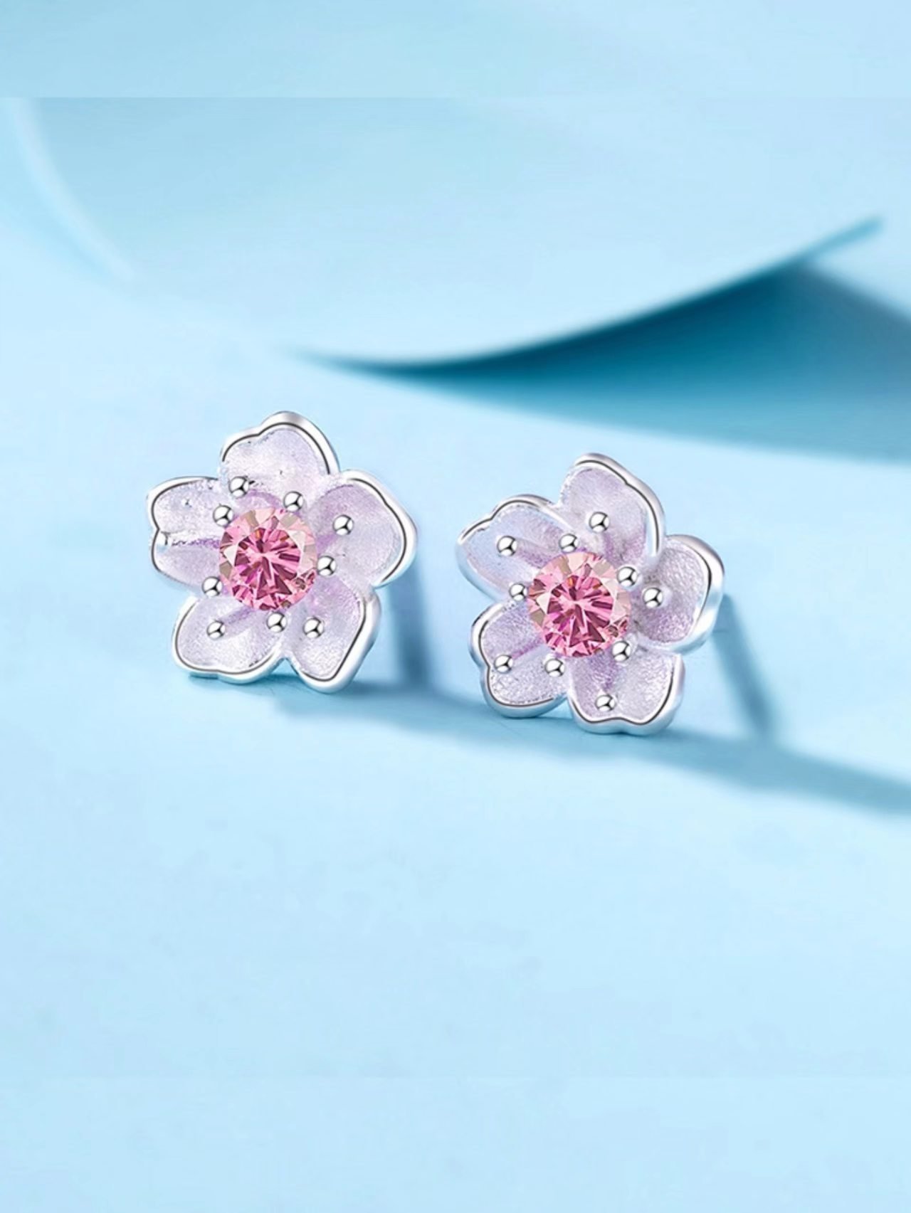 Silver Solid Stud Earrings