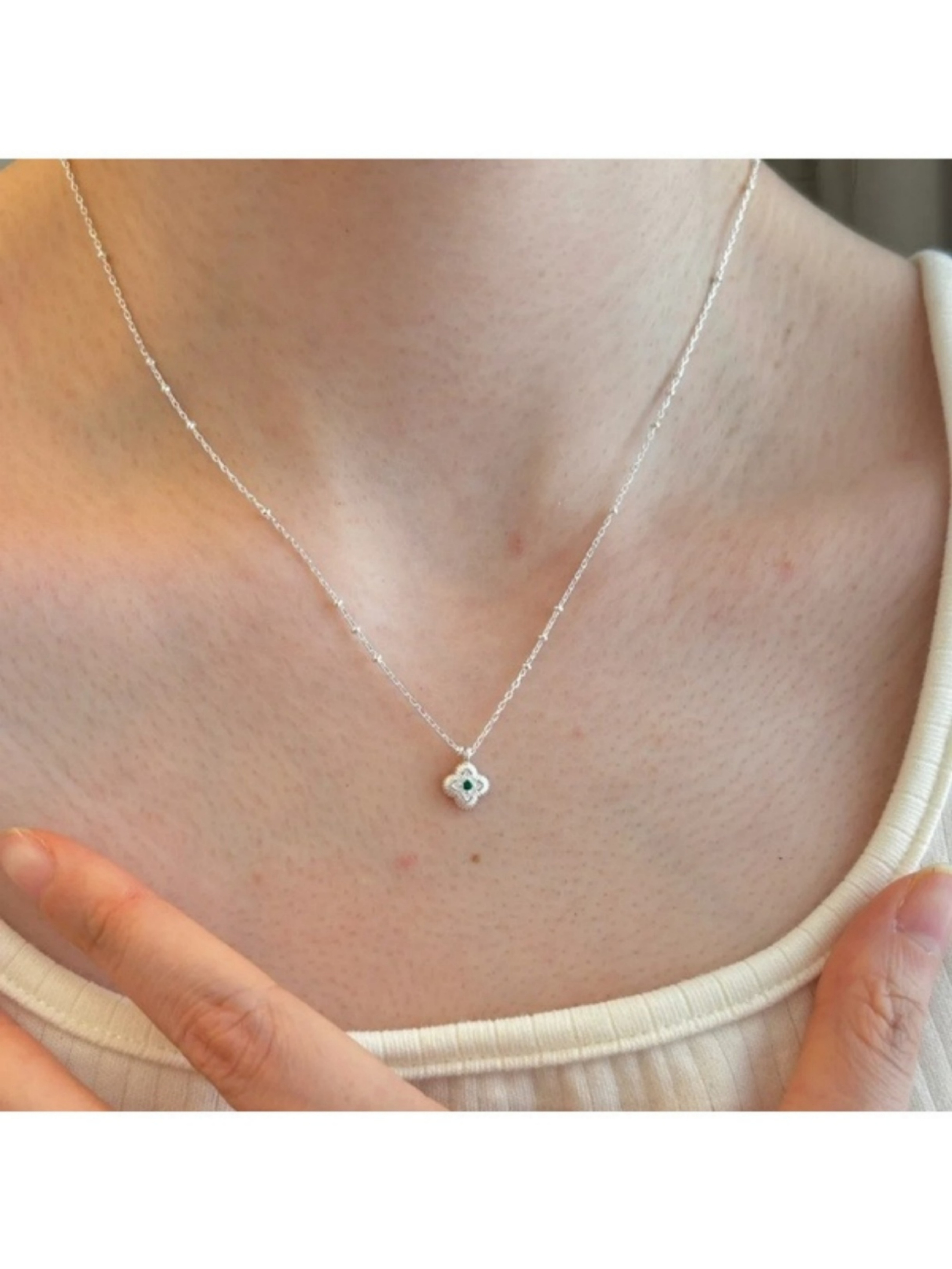 Silver Solid Pendant Necklace