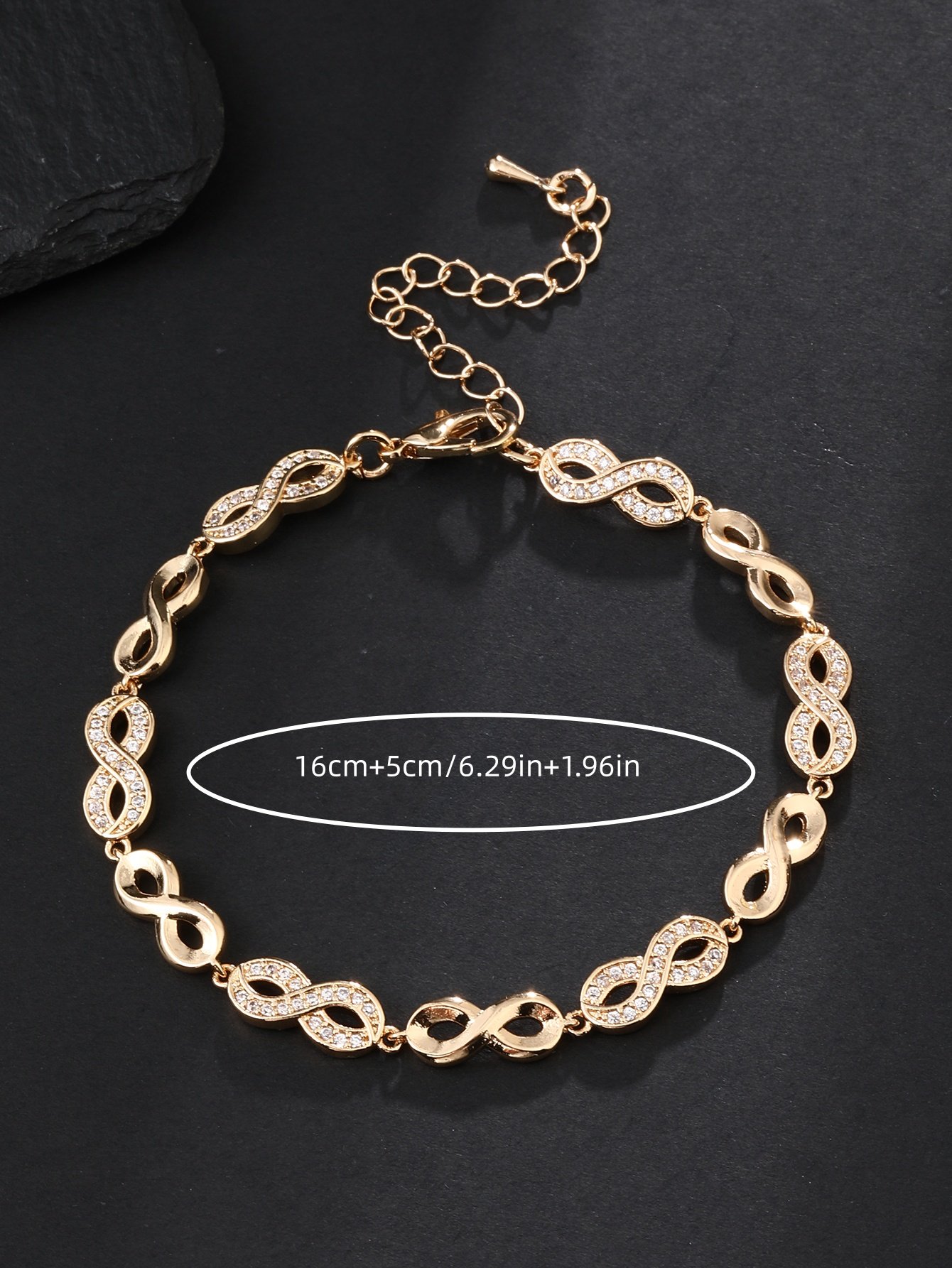 Gold Cubic Zirconia Bracelet