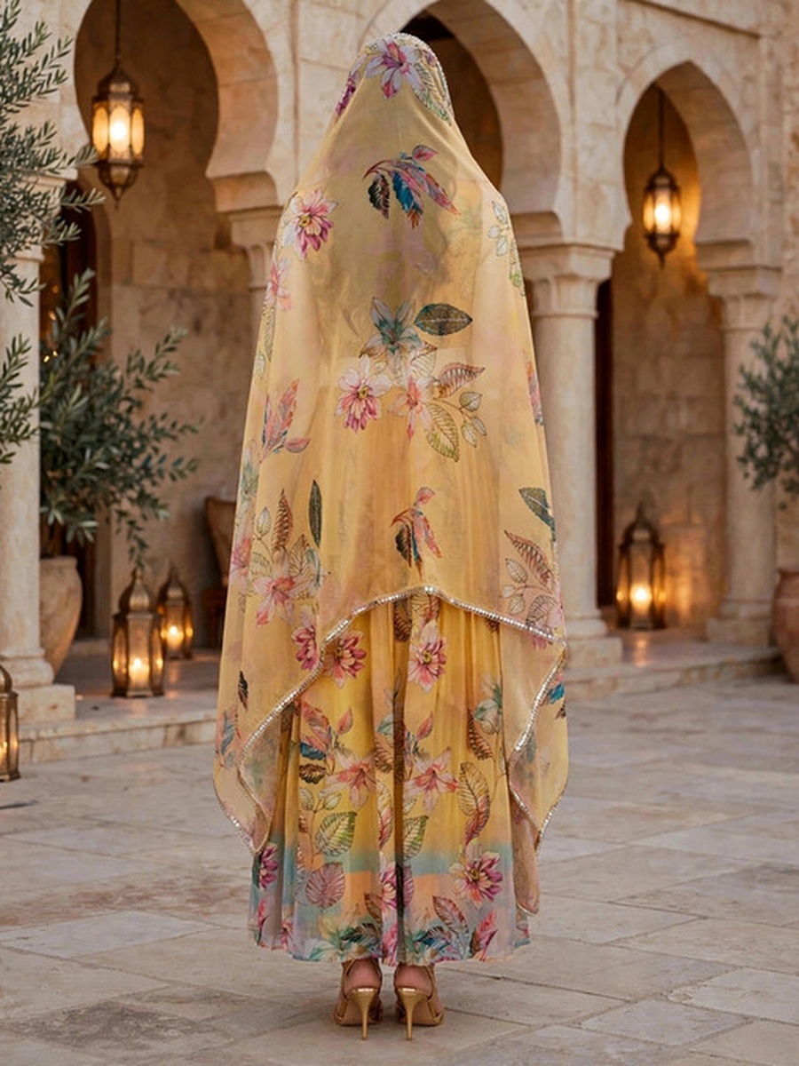 Yellow Floral Charm Co-ord Set