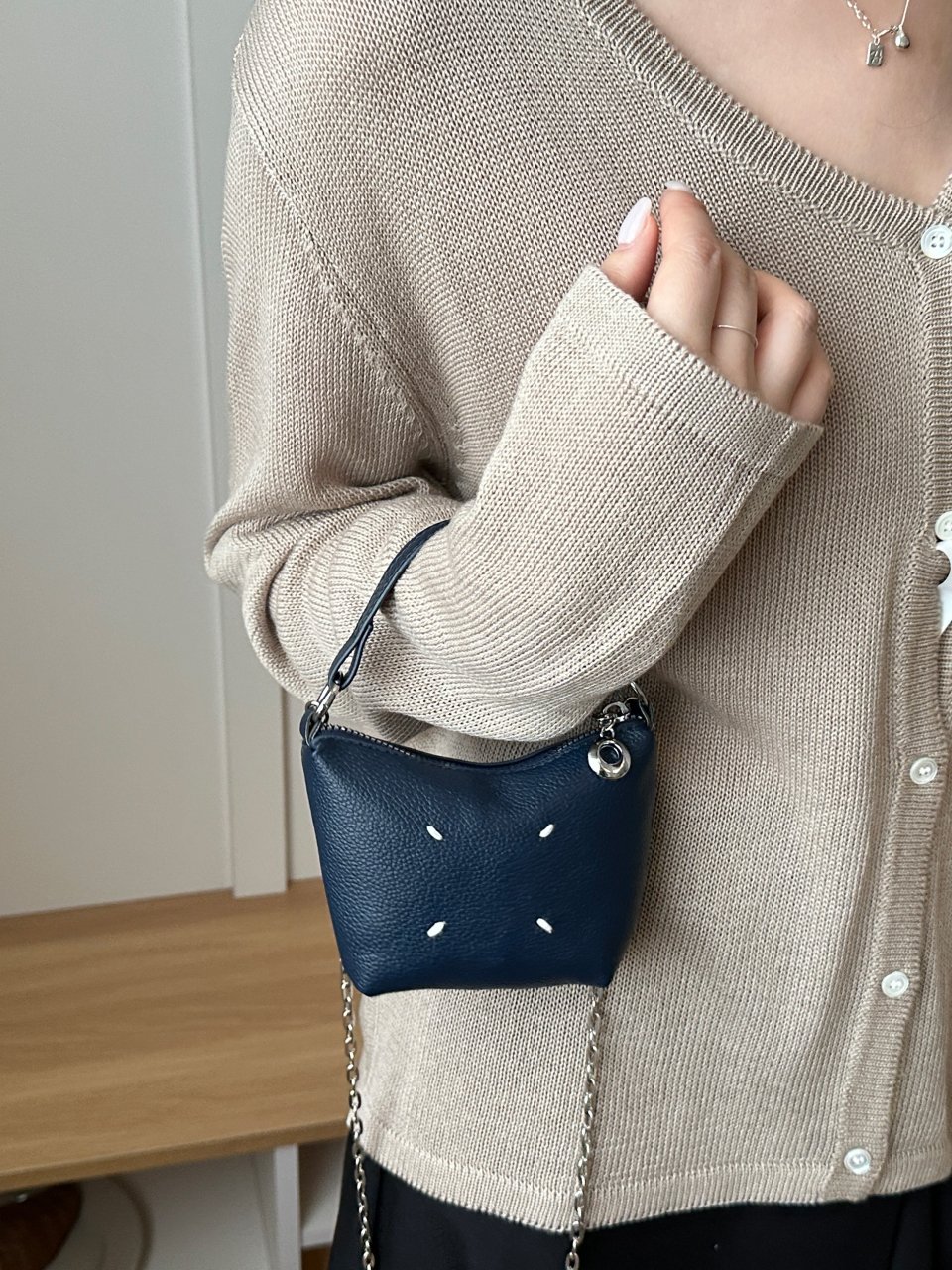 Mini Blue Crossbody Bag