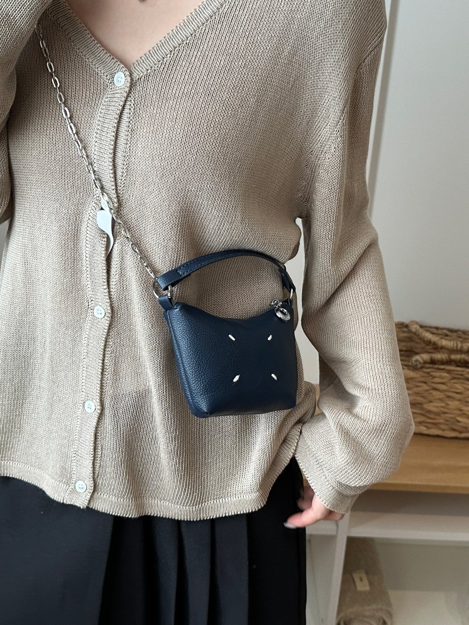 Mini Blue Crossbody Bag