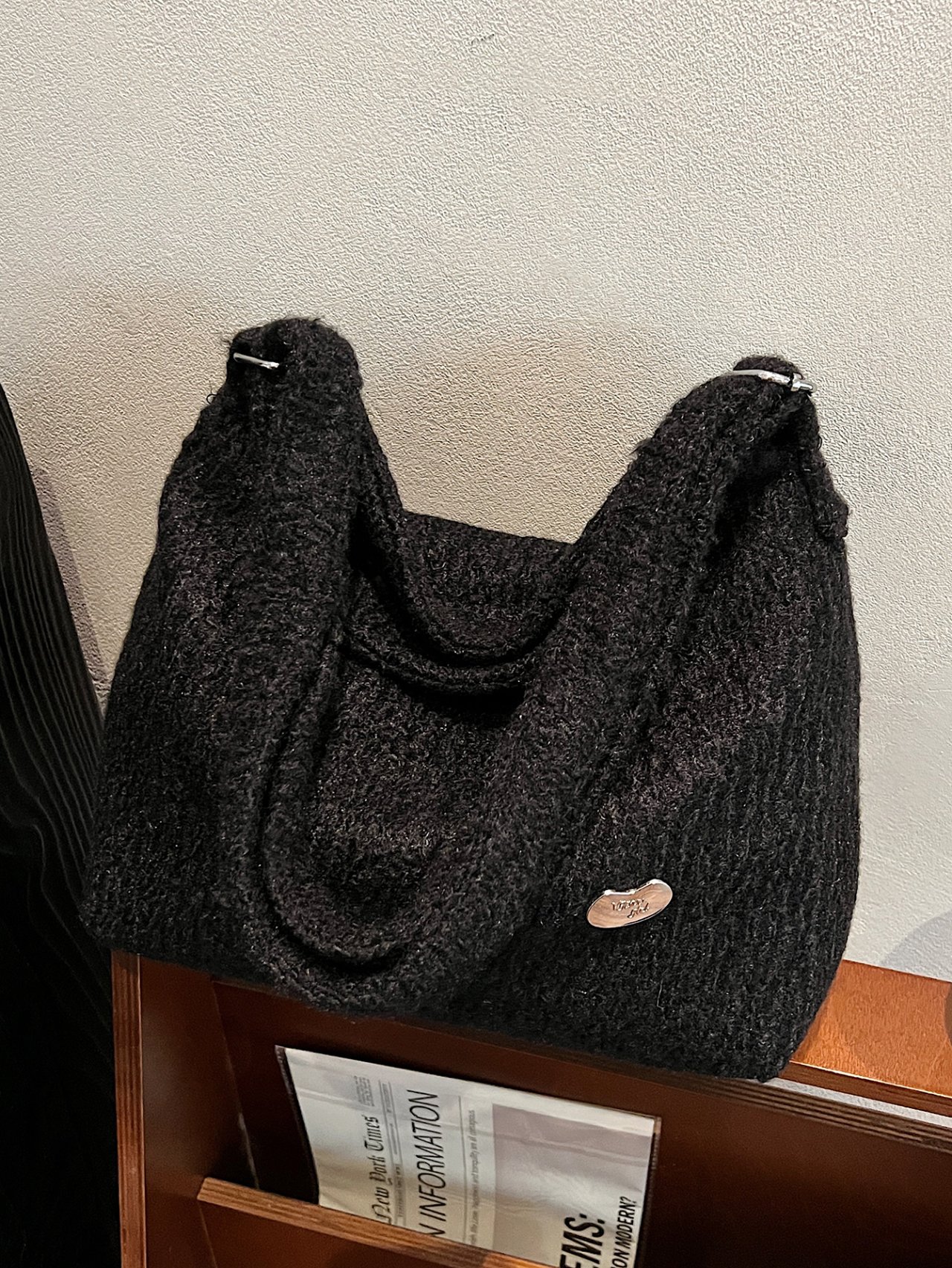 Black Crossbody Shoulder Bag