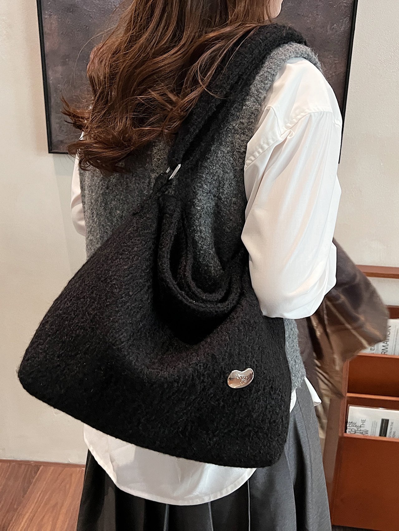 Black Crossbody Shoulder Bag