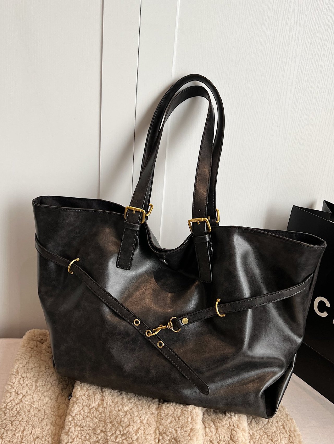 Black Crossbody Shoulder Bag