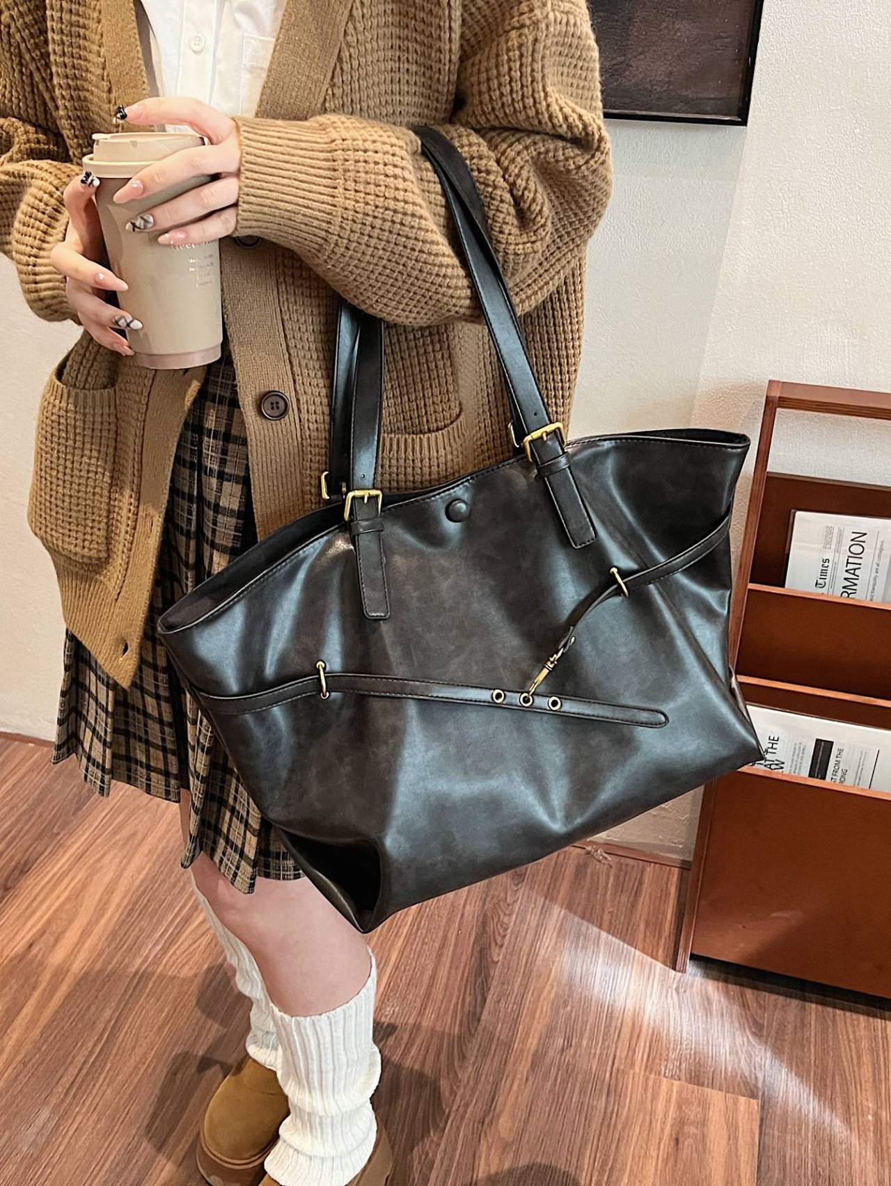 Black Crossbody Shoulder Bag