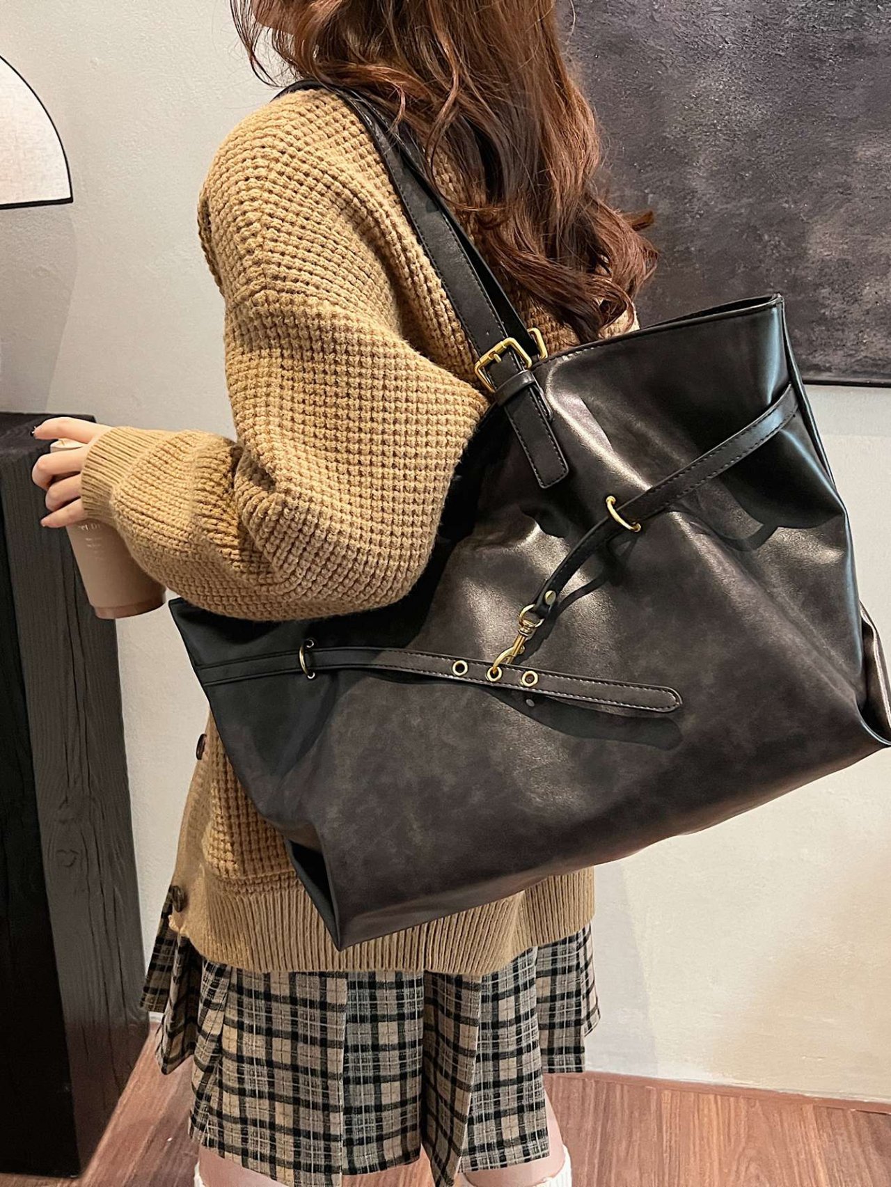 Black Crossbody Shoulder Bag