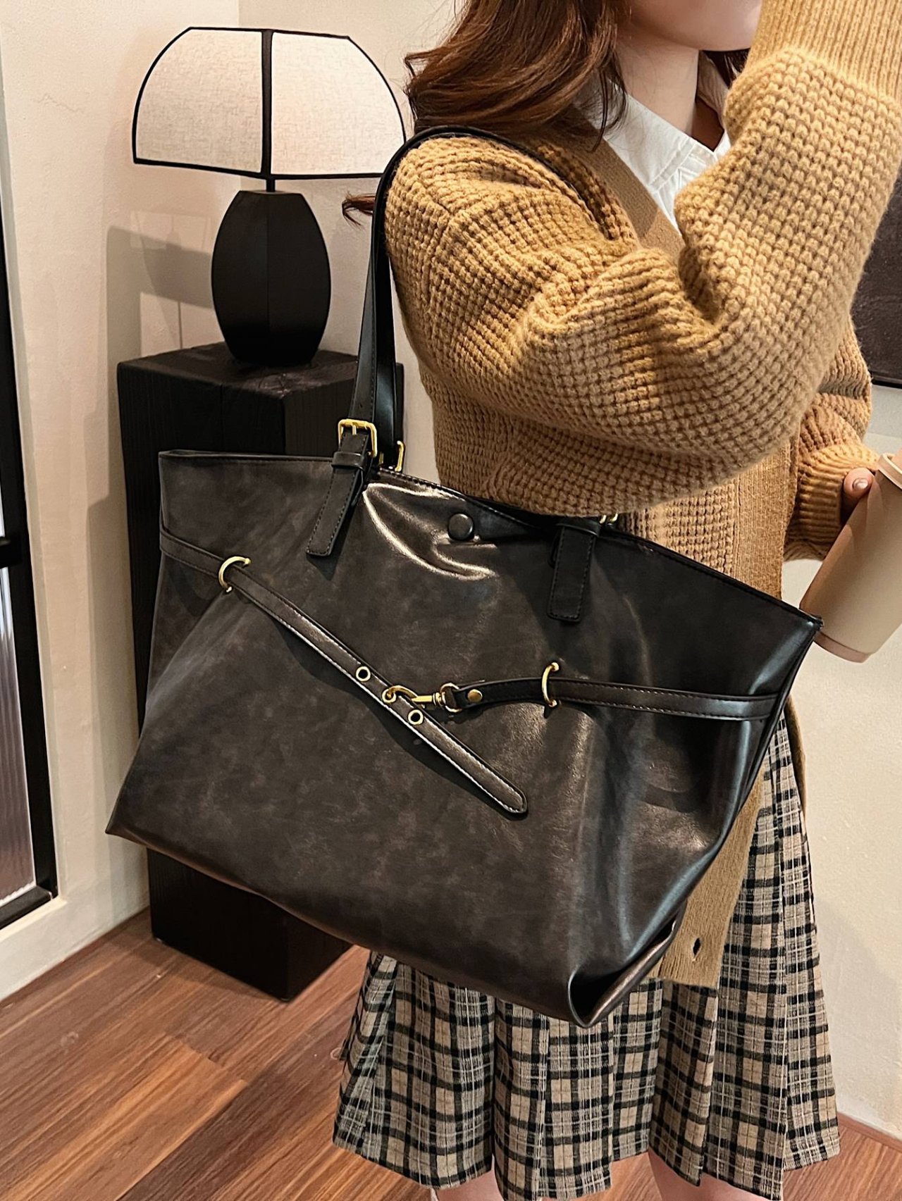 Black Crossbody Shoulder Bag