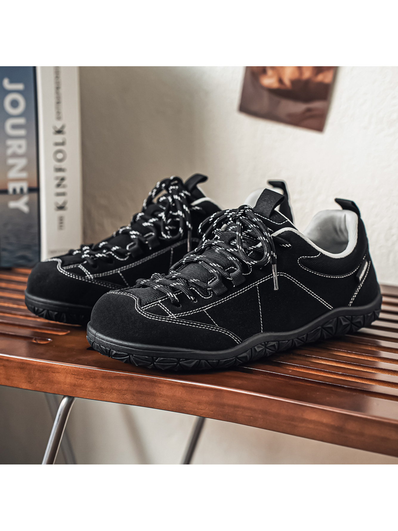 Men Black Sports Sneakers