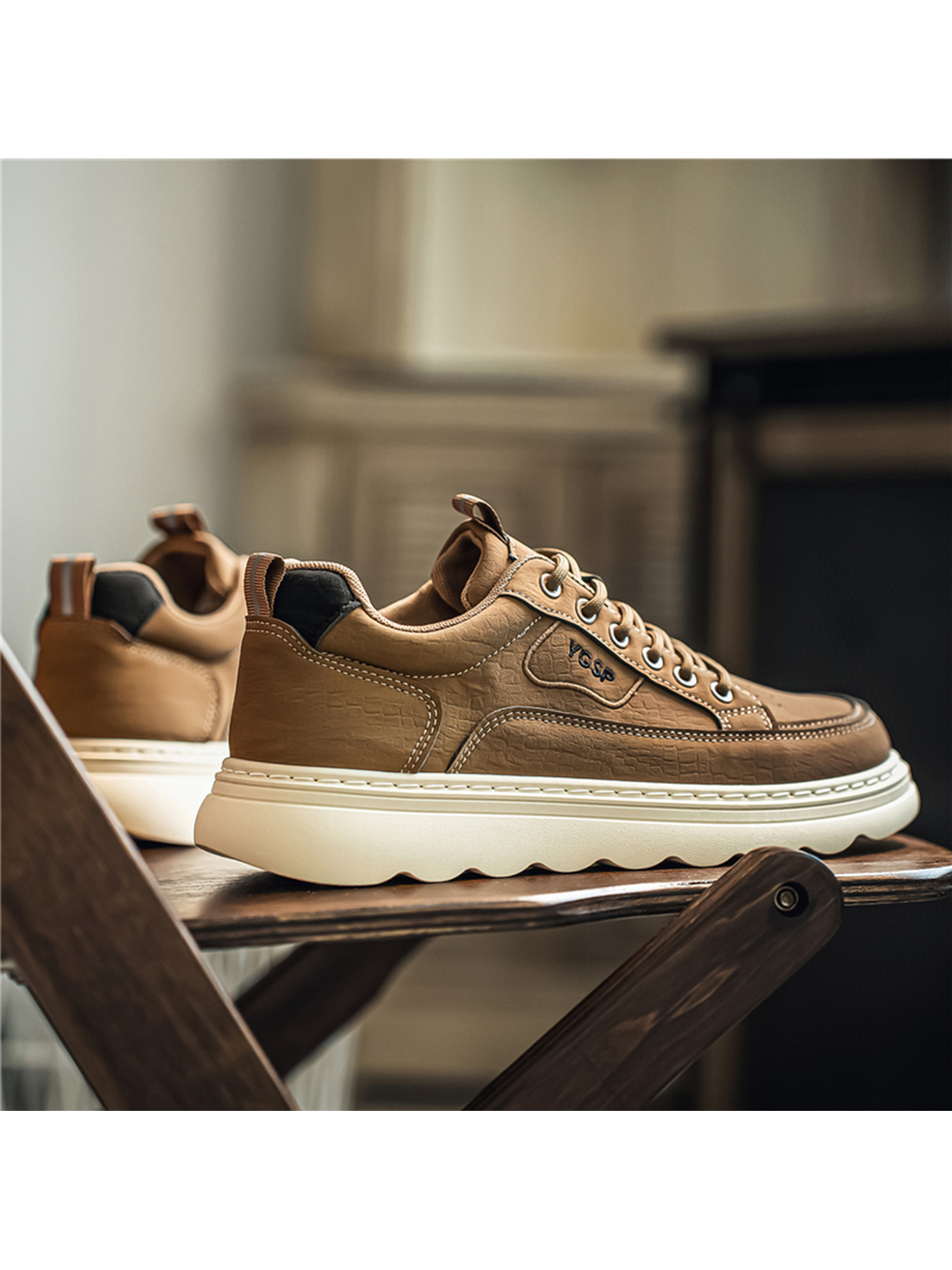 Men Brown Casual Sneakers