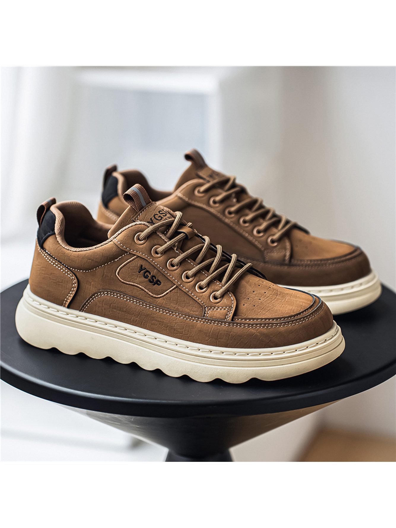 Men Brown Casual Sneakers