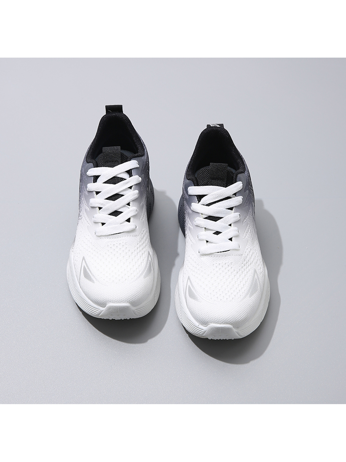 Gradient Grey Sports Sneakers