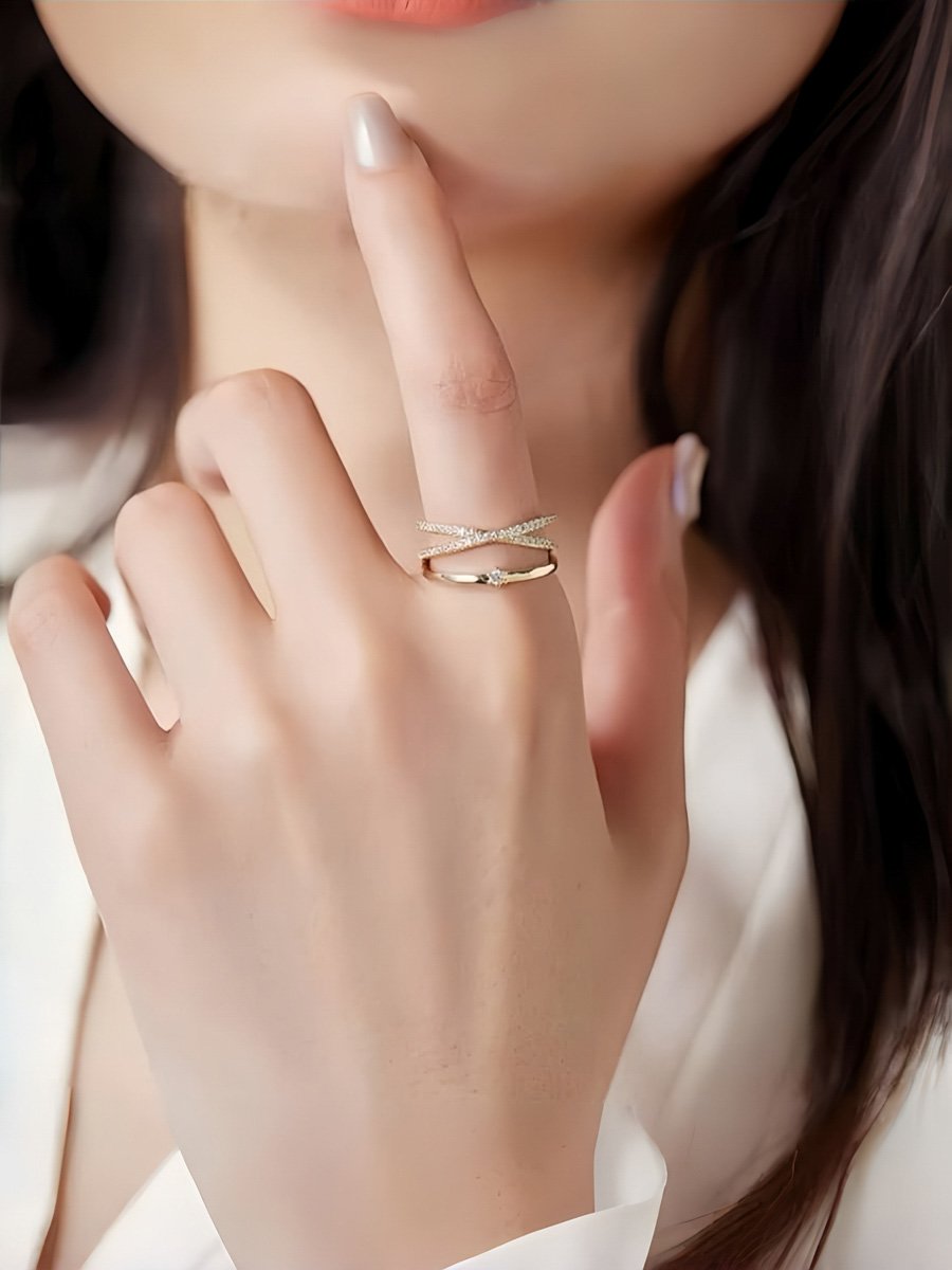 Silver Texture Ring