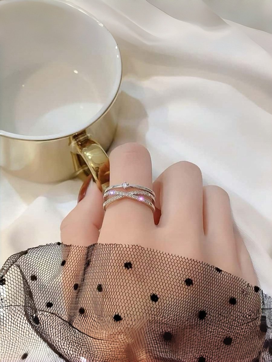 Silver Texture Ring