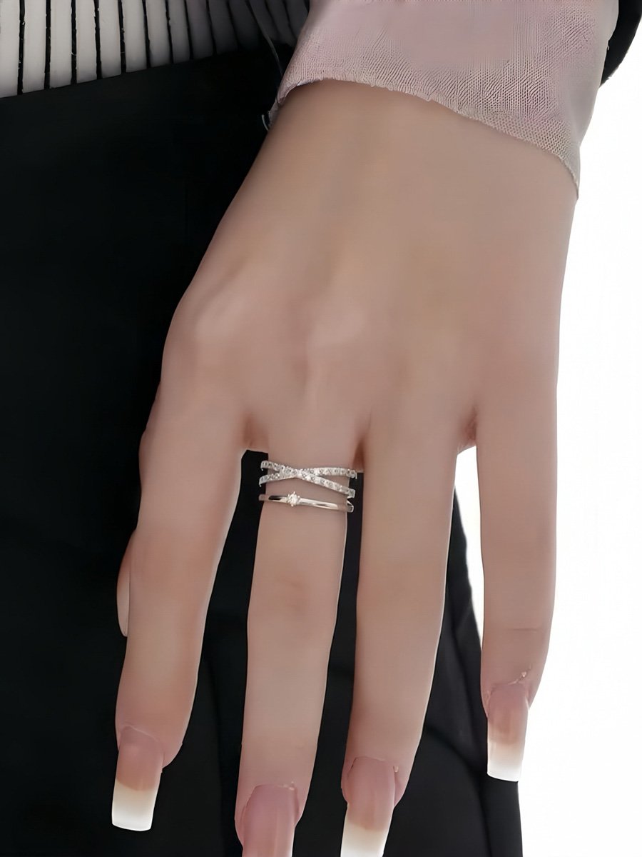 Silver Texture Ring