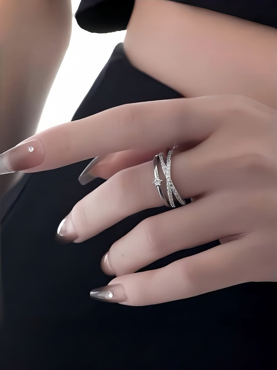 Silver Texture Ring