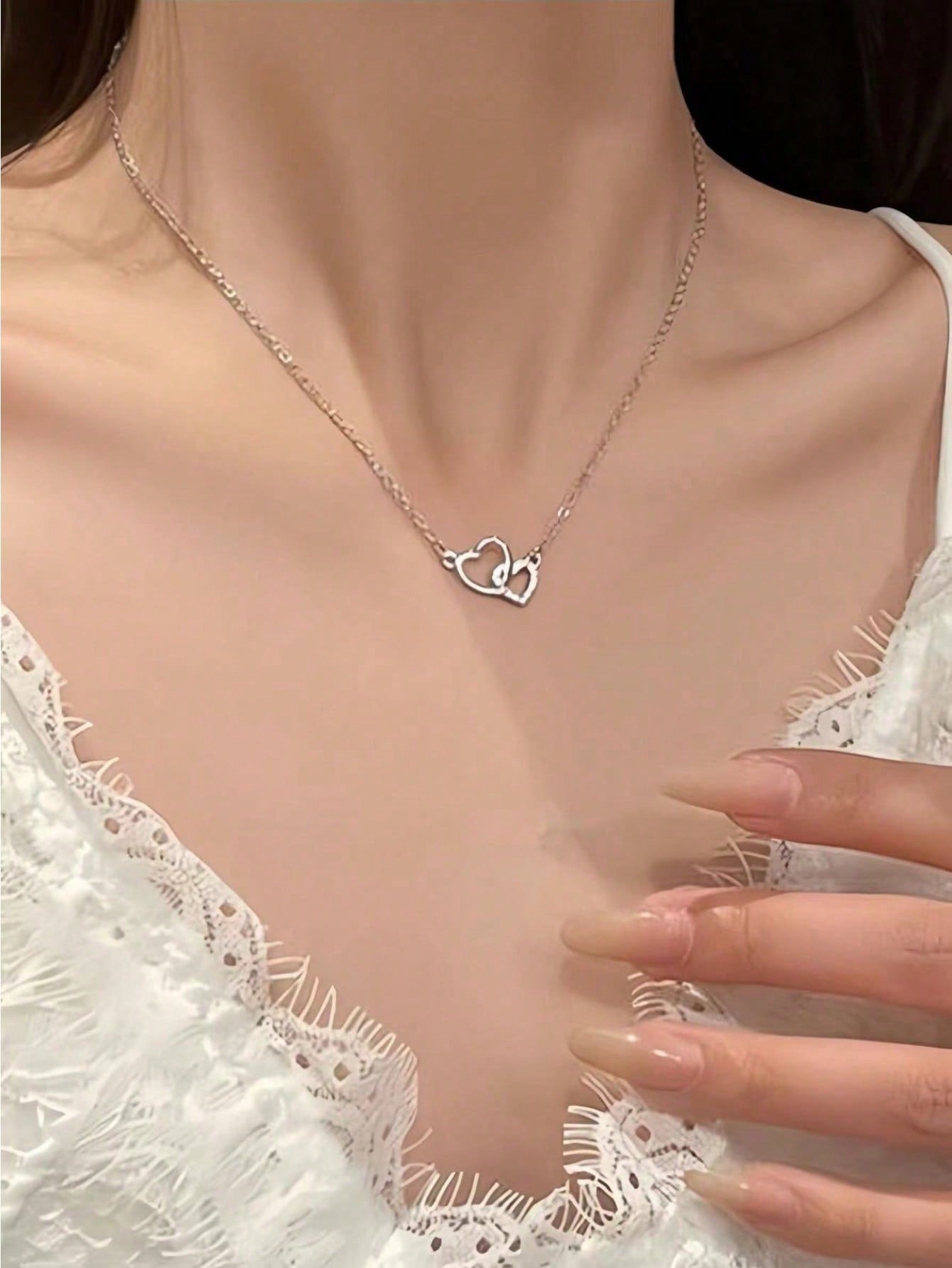 Silver Solid Pendant Necklace