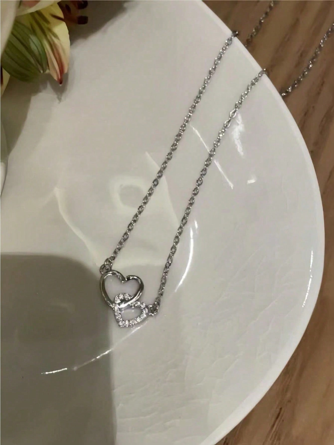 Silver Solid Pendant Necklace