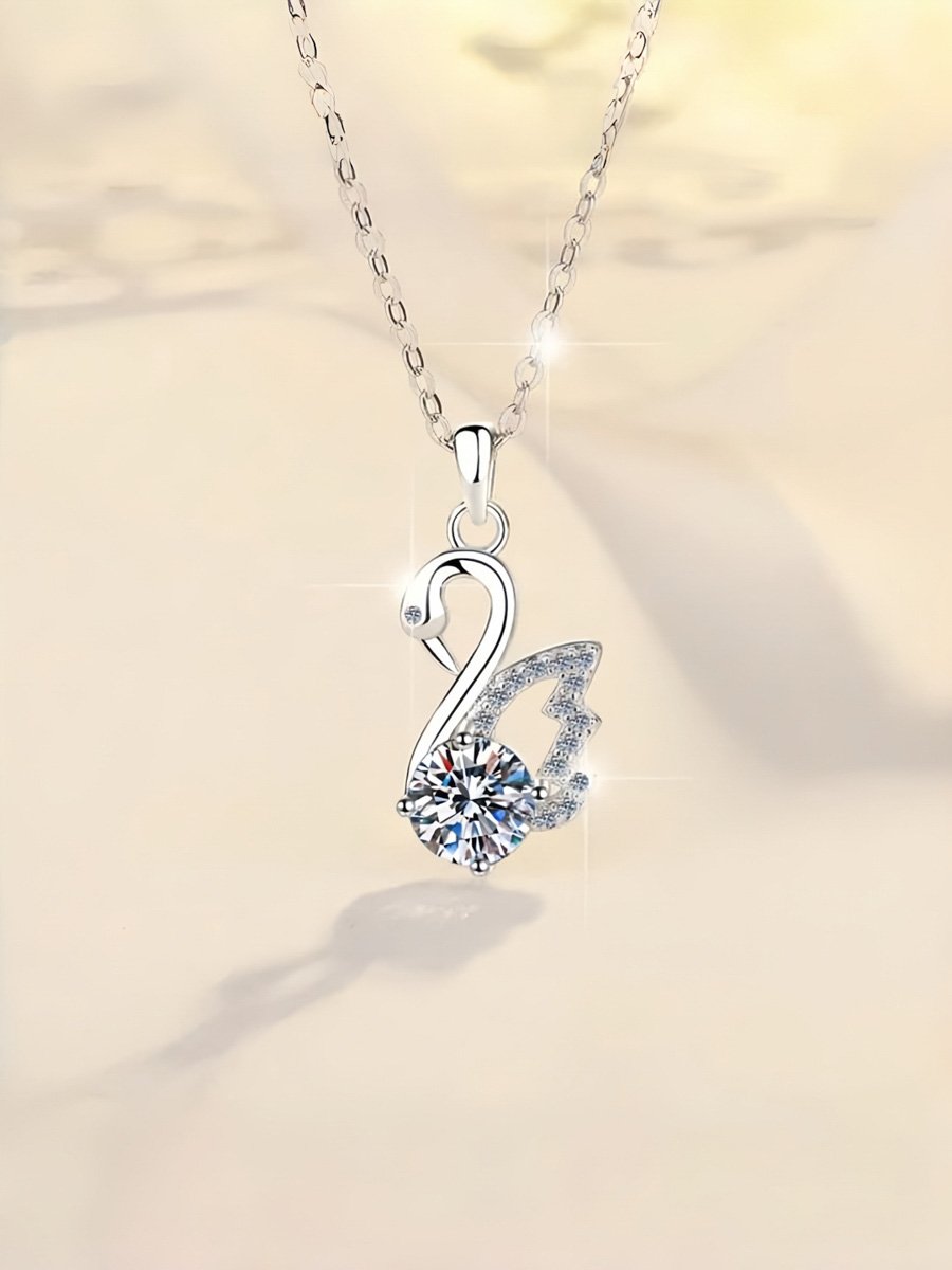 Silver Solid Pendant Necklace
