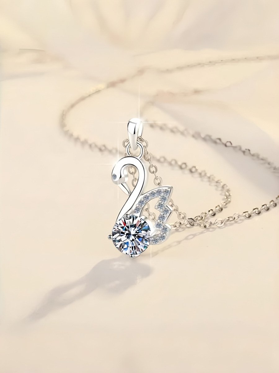 Silver Solid Pendant Necklace