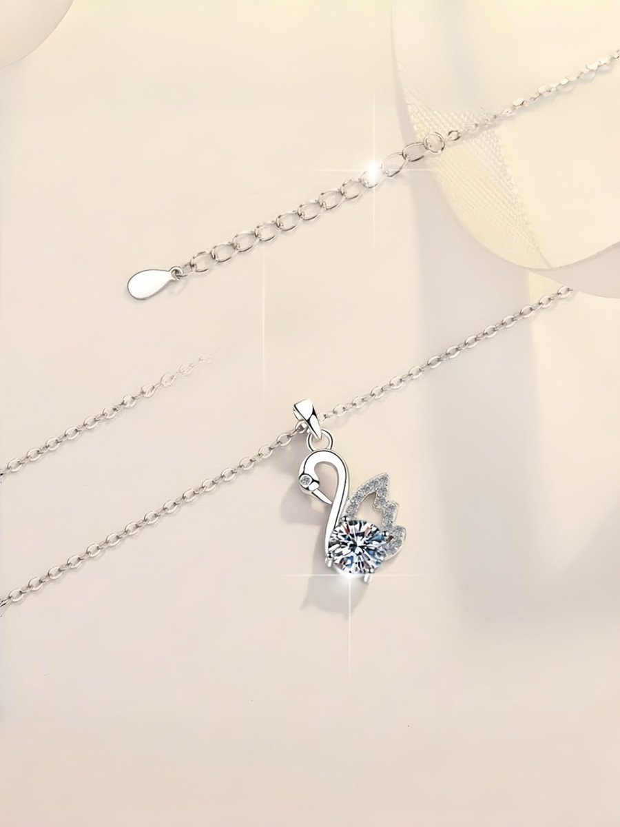 Silver Solid Pendant Necklace