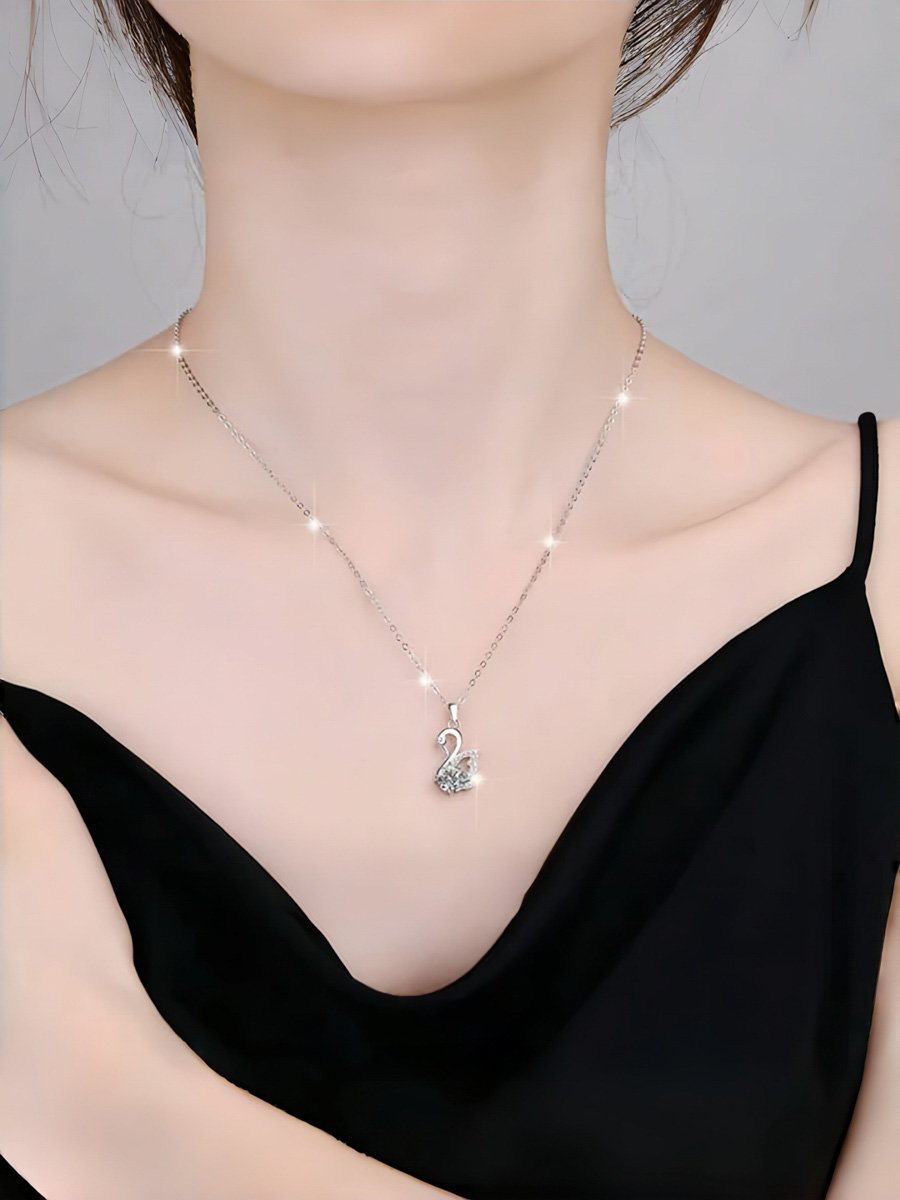 Silver Solid Pendant Necklace
