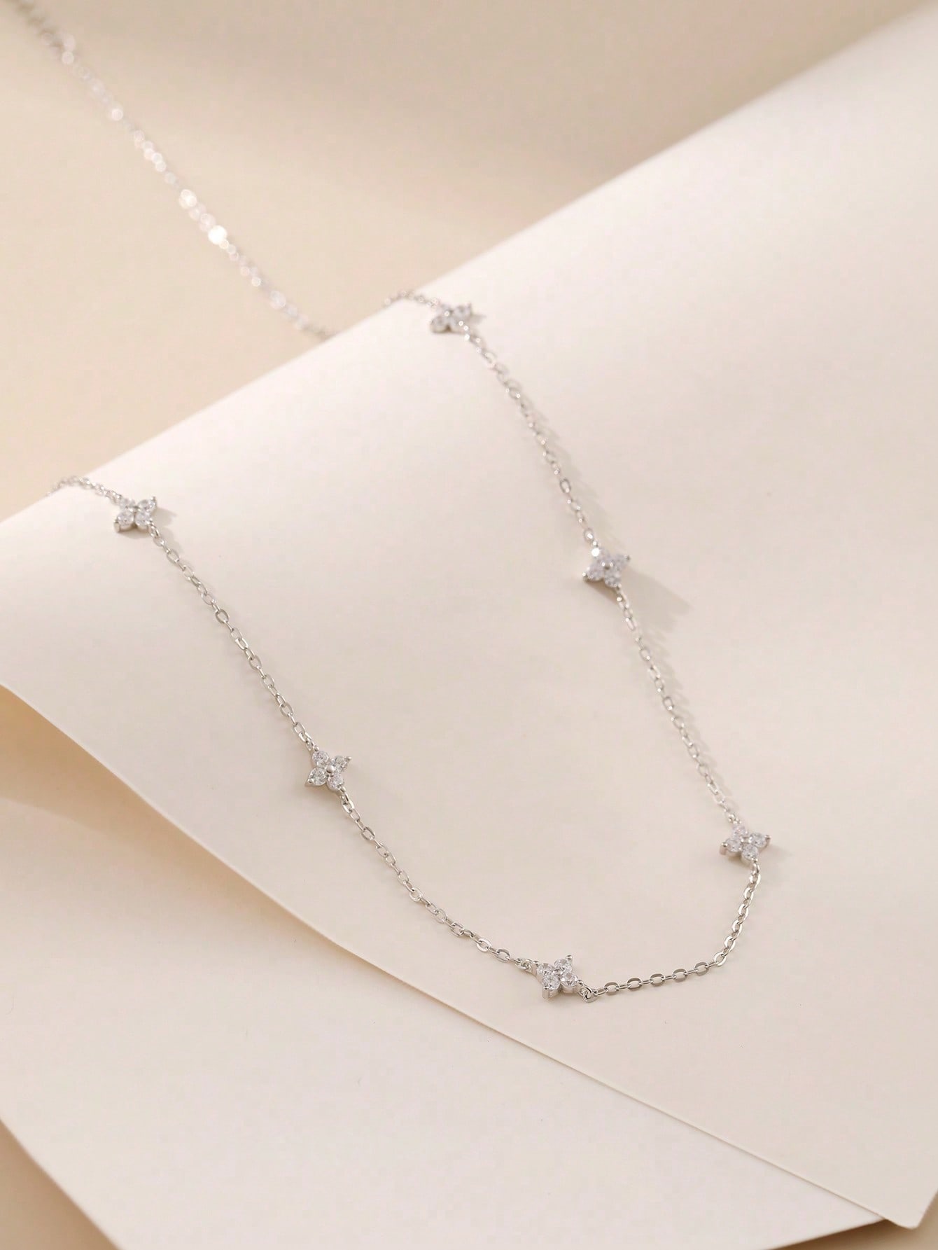 Silver Solid Chain Necklace
