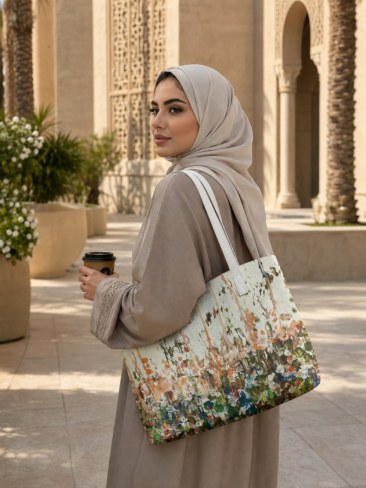 Multi Printed Tote 
