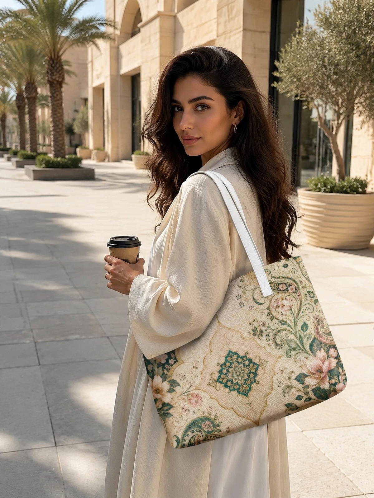 Multi Printed Shoulder Bag 
