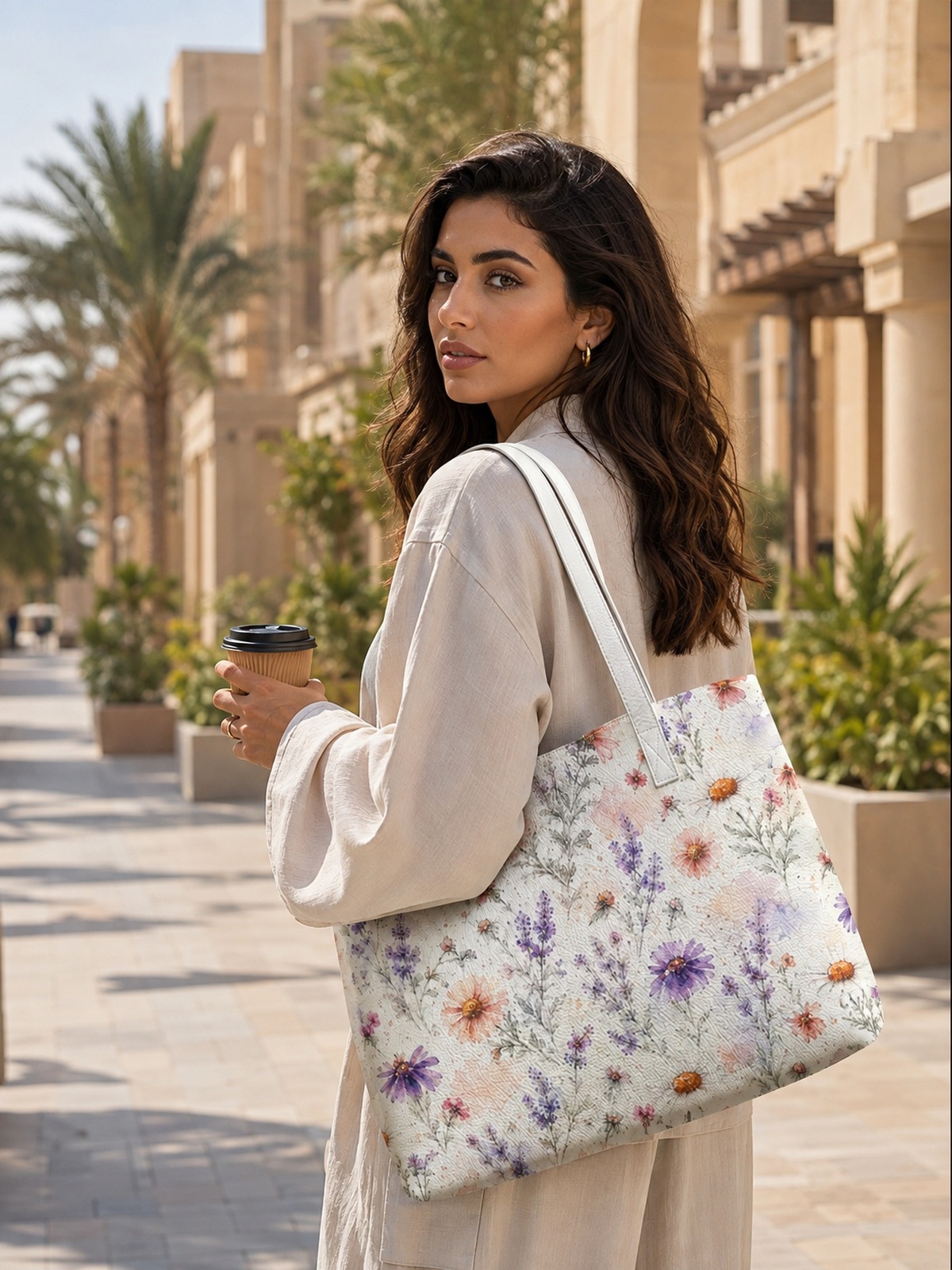 Multi Printed Tote 