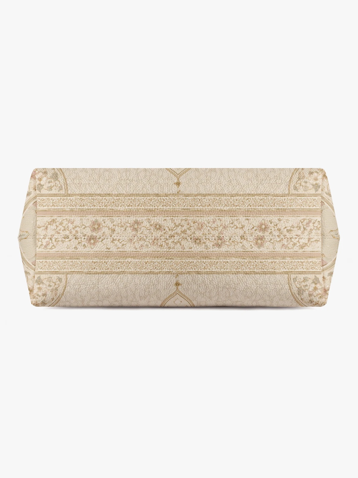 Cream Printed Tote 