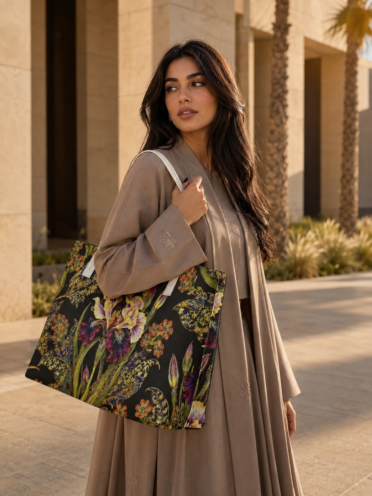 Multi Printed Shoulder Bag 