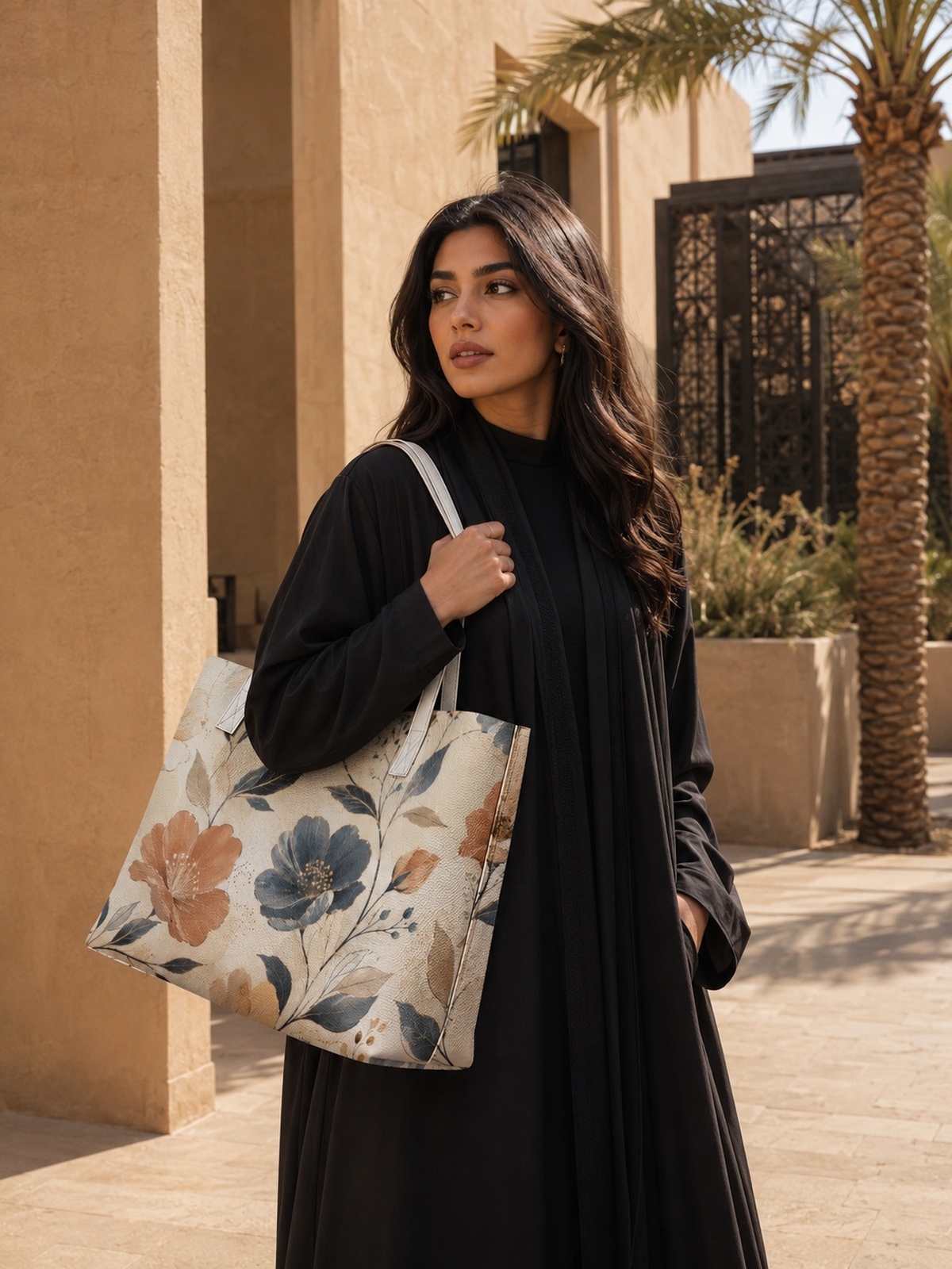 Multi Printed Tote 
