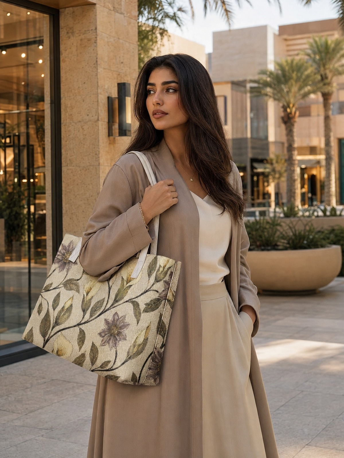 Multi Printed Tote 