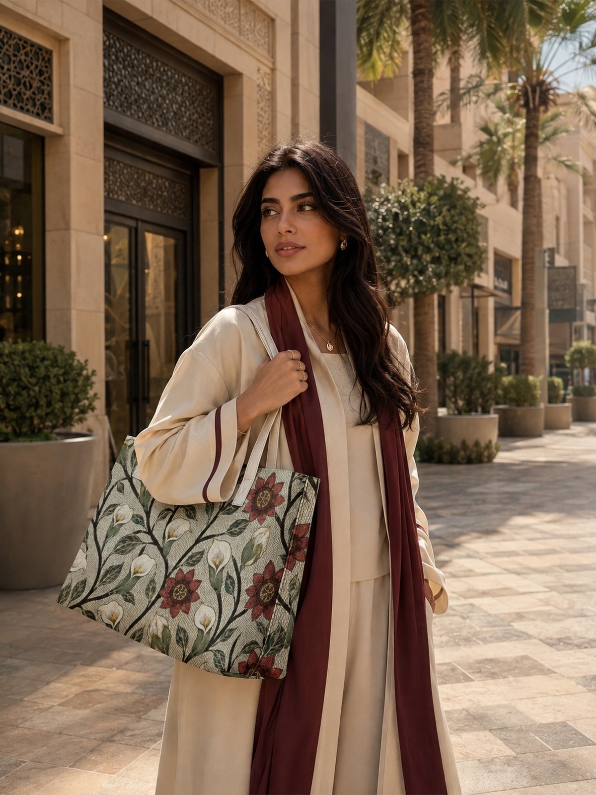 Multi Printed Tote 
