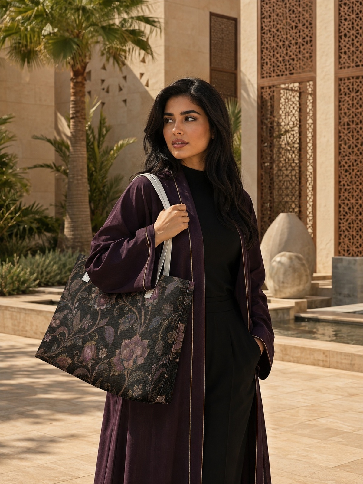 Multi Printed Tote 