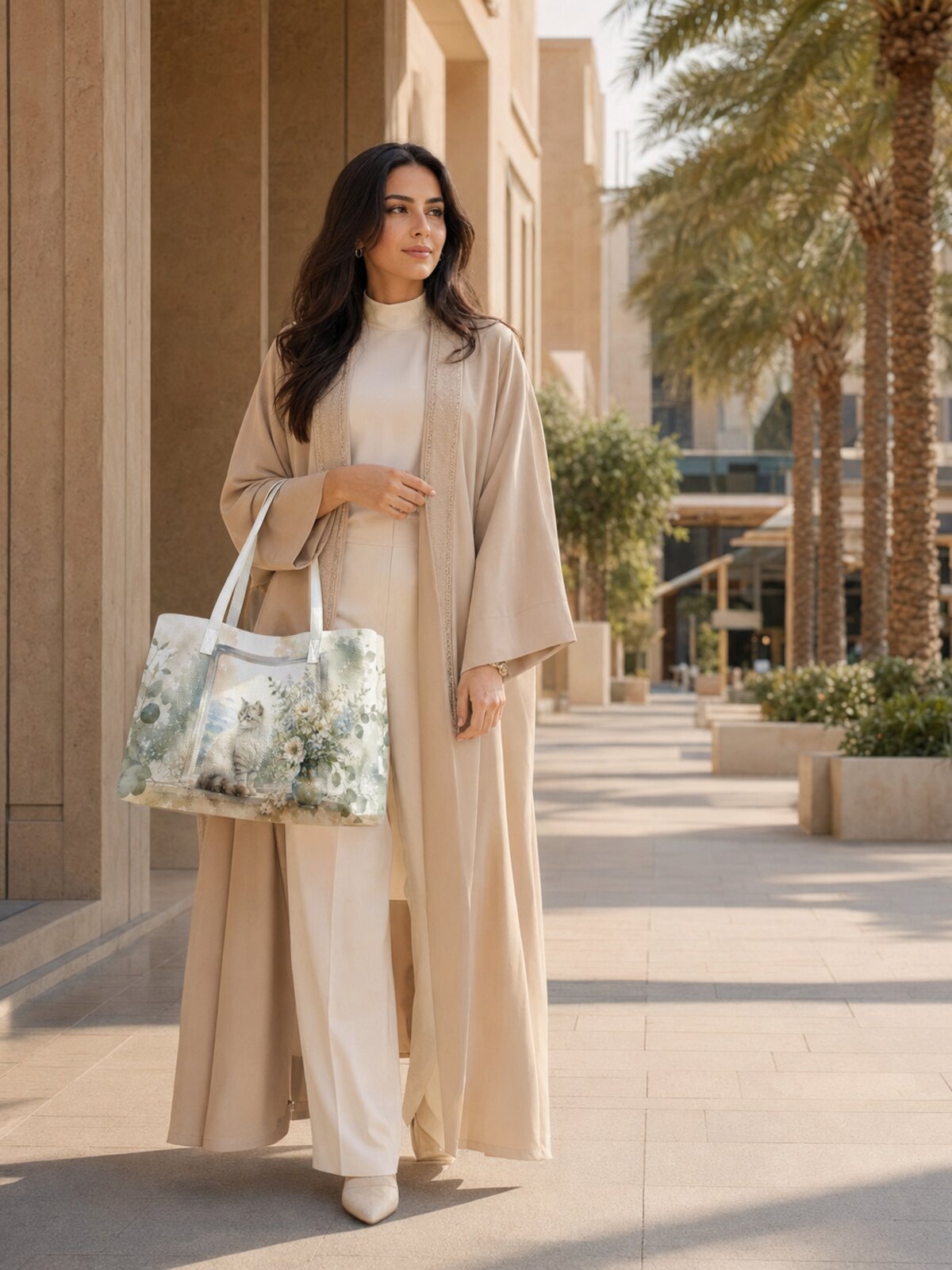 Multi Printed Tote 