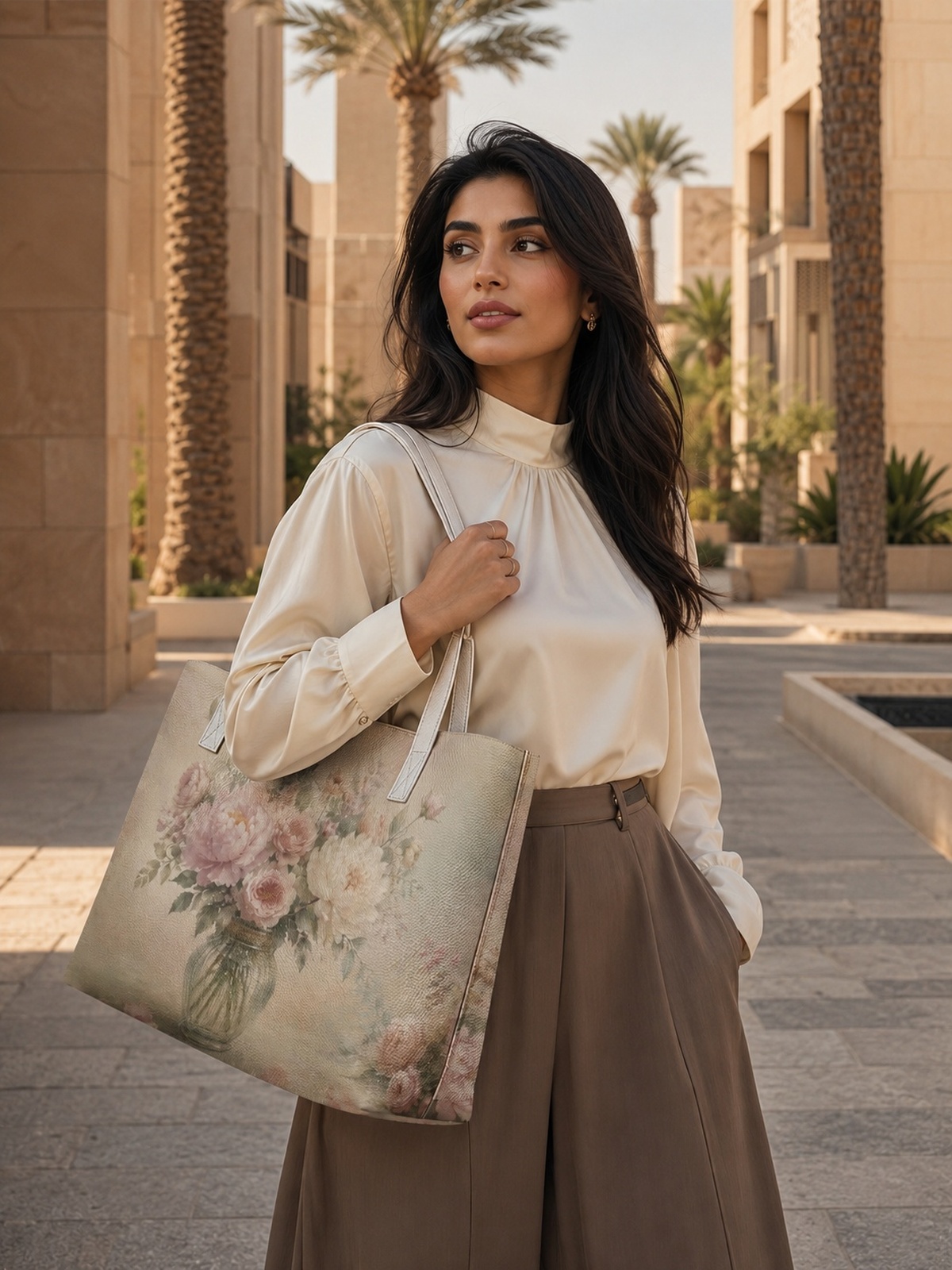 Multi Printed Tote 