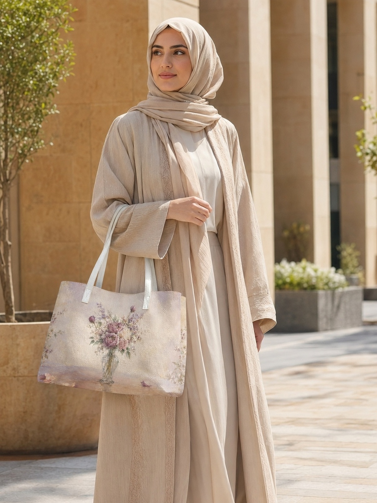 Multi Printed Tote 